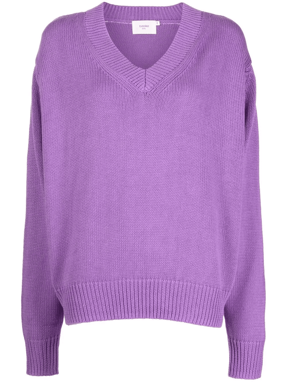 V-neck knit jumper - Image 1