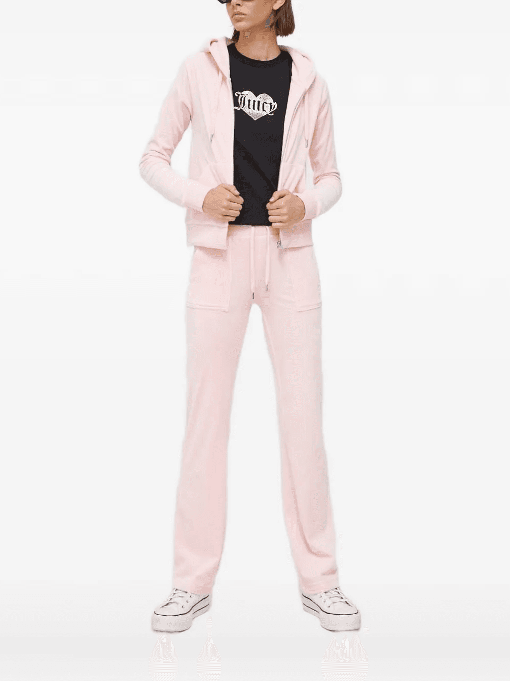 embroidered-logo hoodie - Image 1