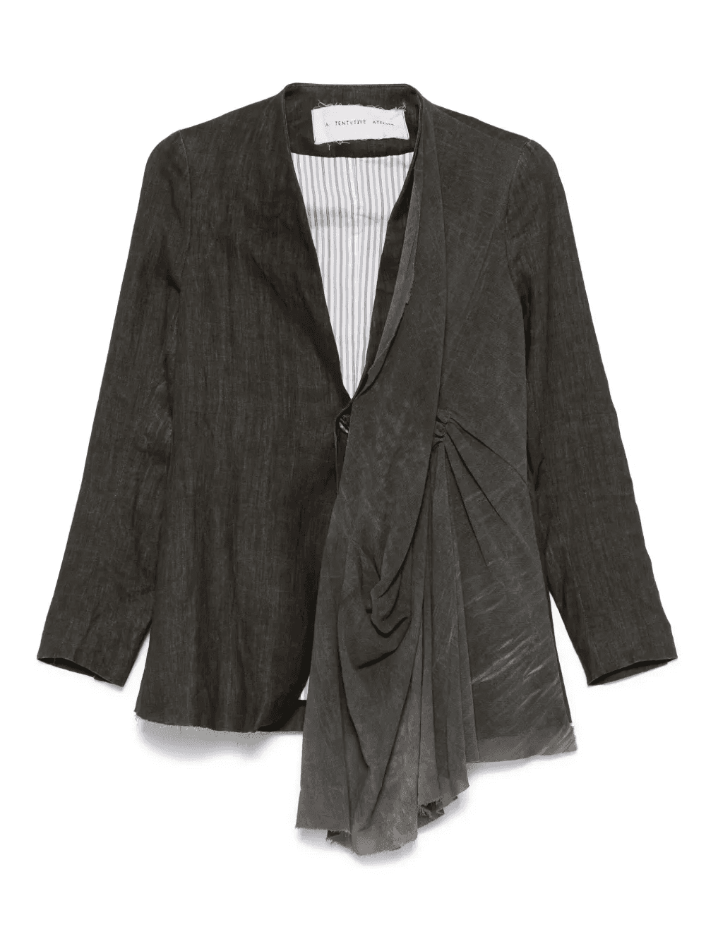 gathered-detail blazer - Image 1
