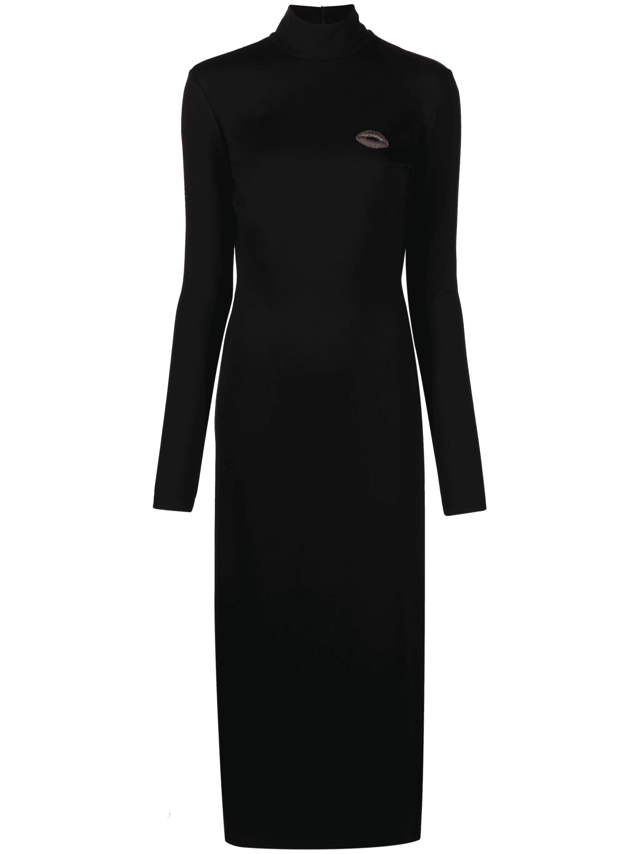 open-back jersey midi dress - Image 1