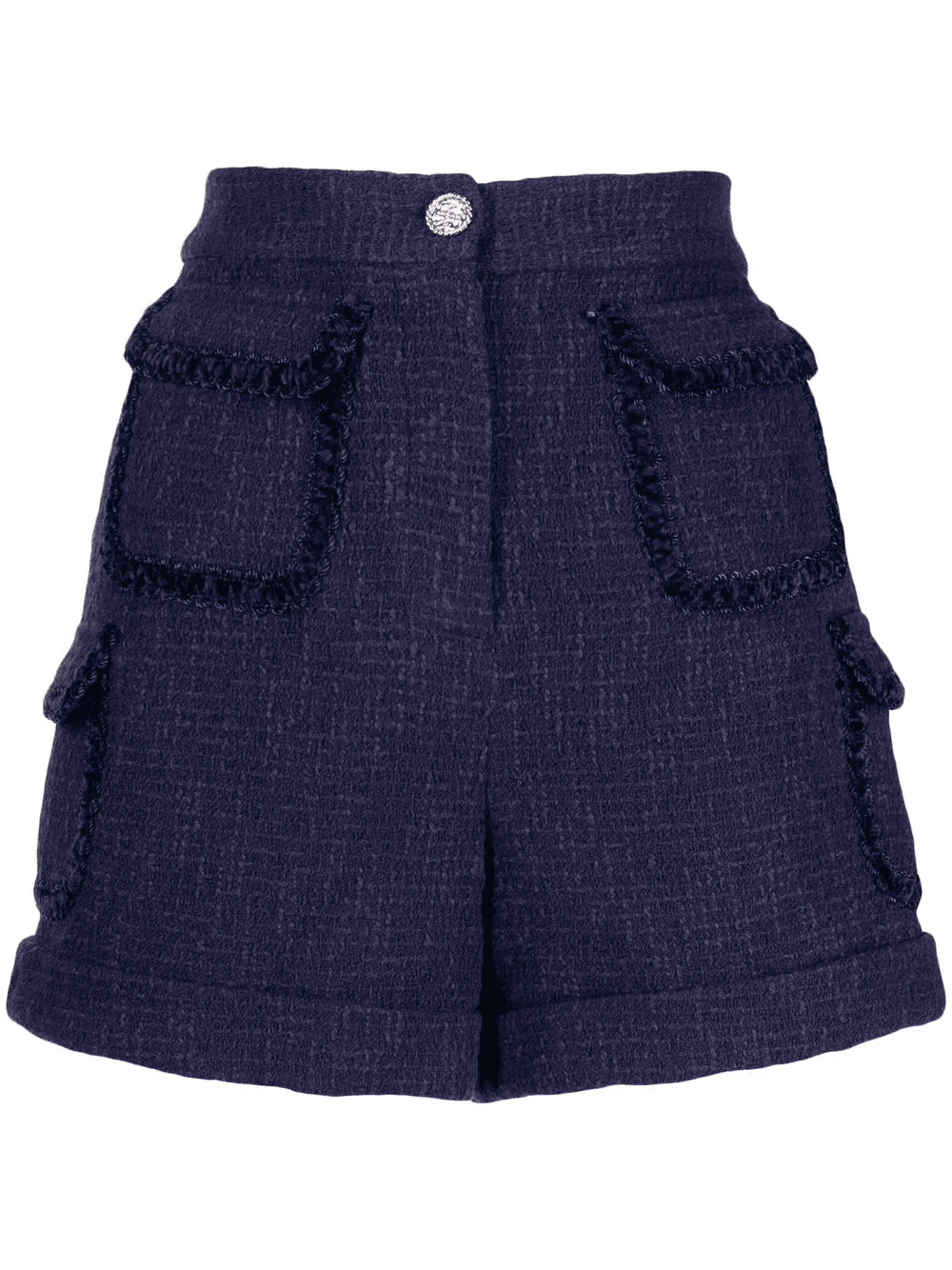 tweed pocketed shorts - Image 1