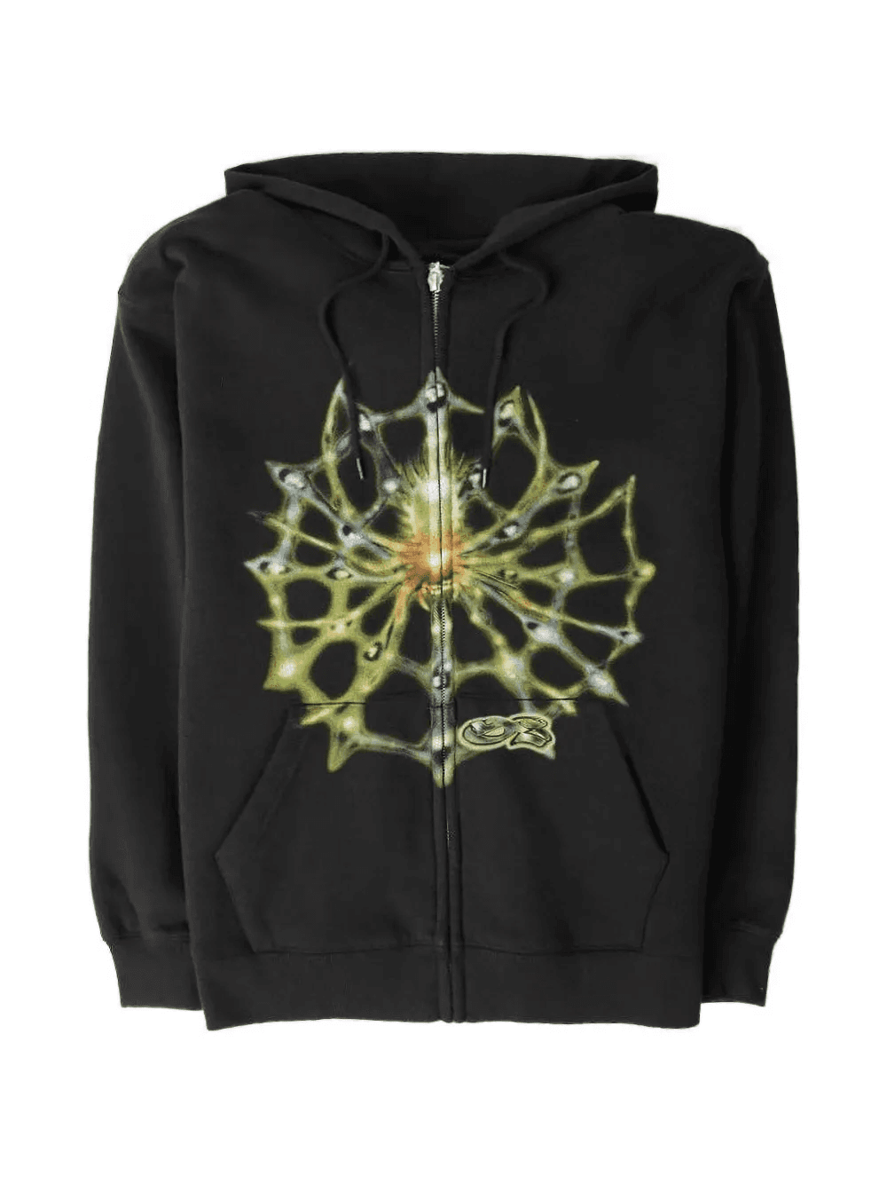 printed zip-up hoodie - Image 1