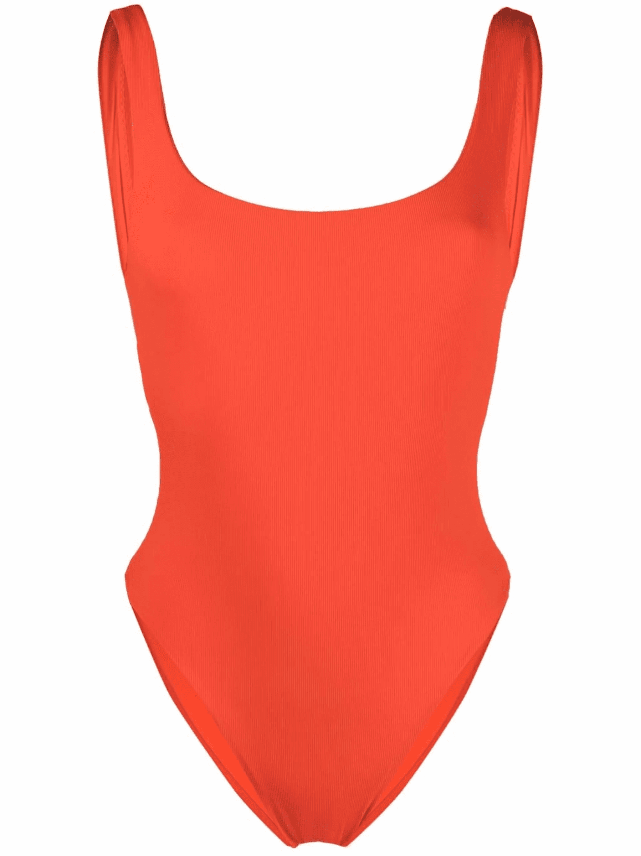 scoop-neck swimsuit - Image 1