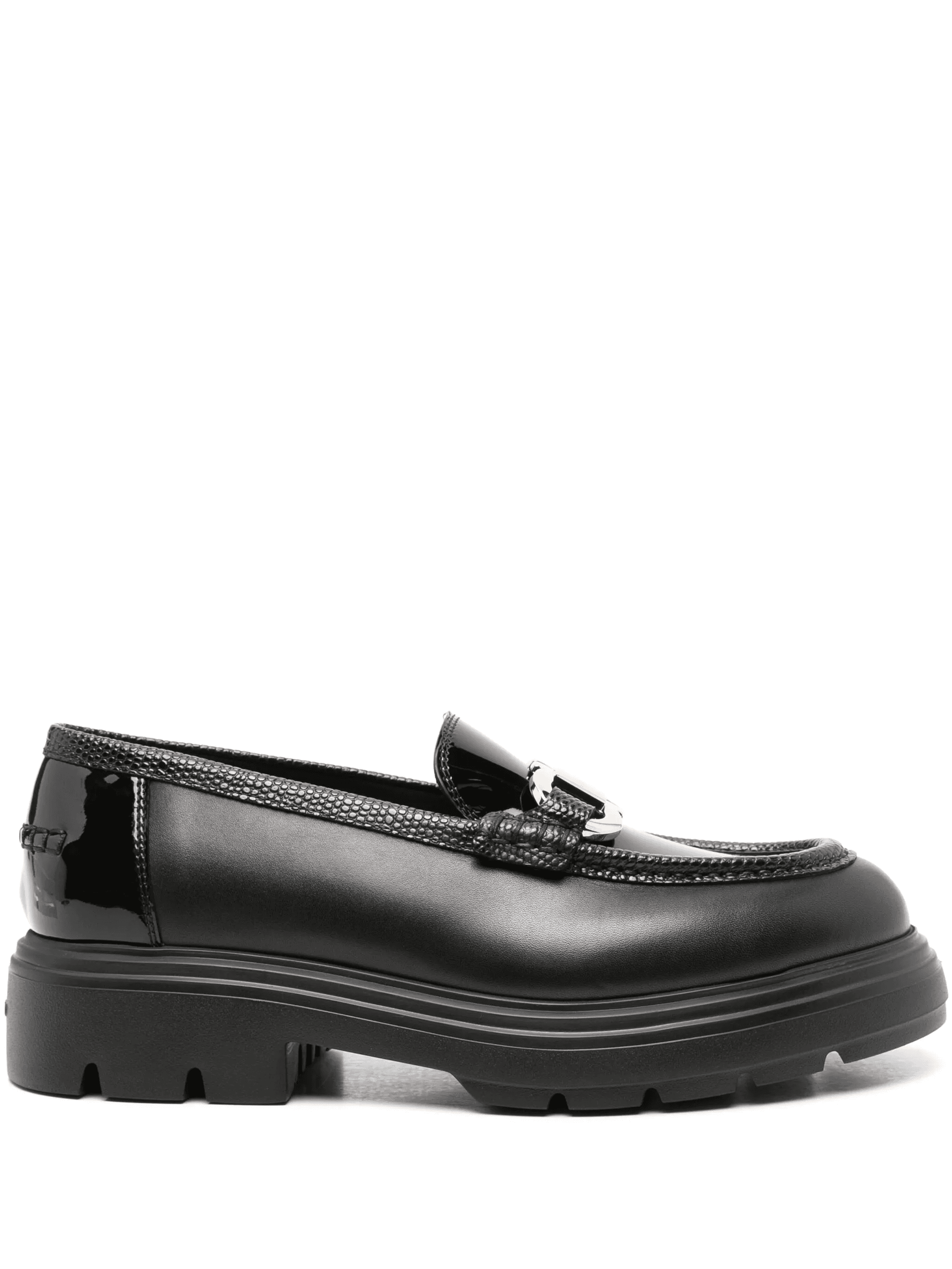 Gancini-plaque loafers - Image 1