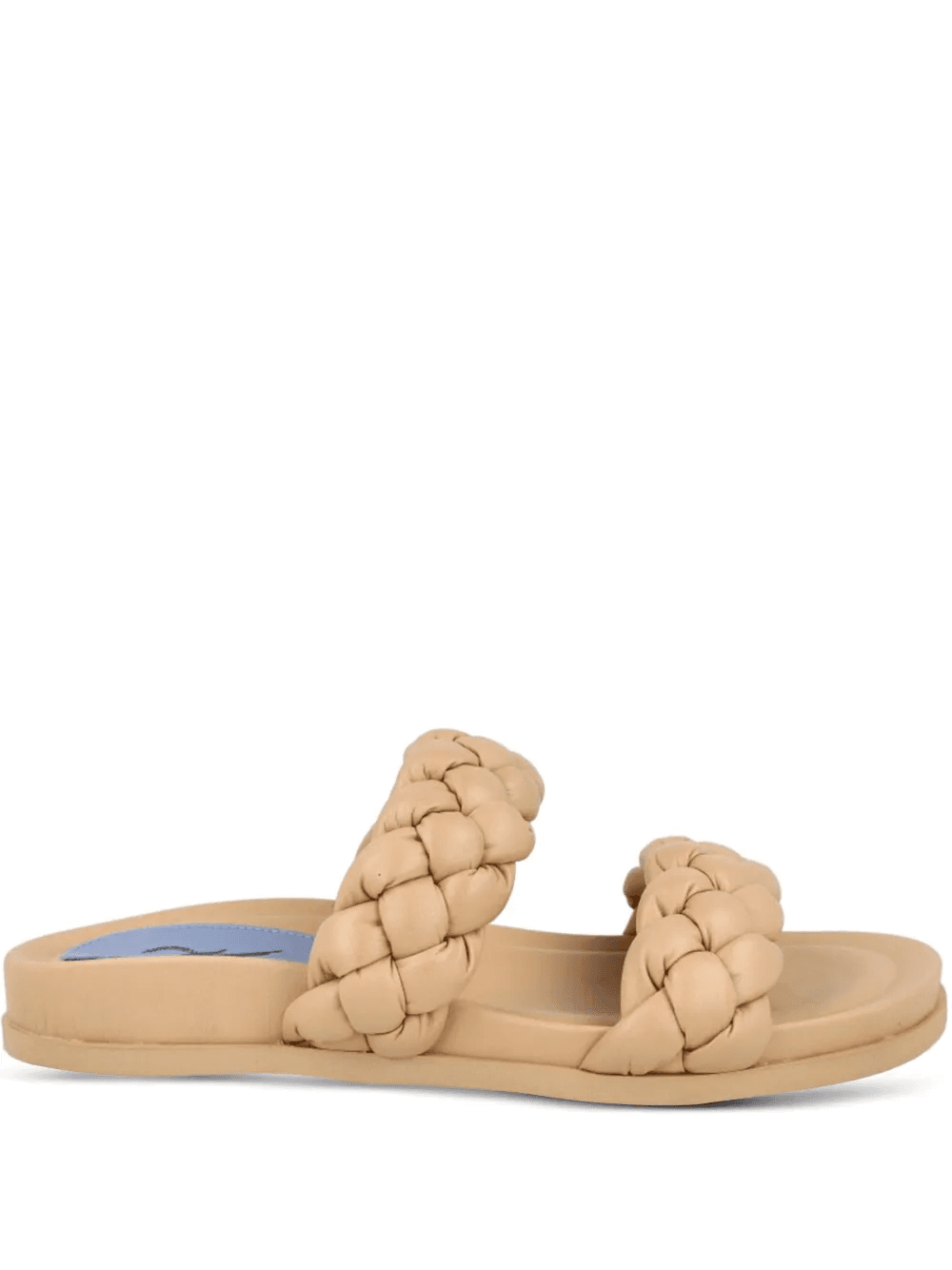 braided leather slides - Image 1