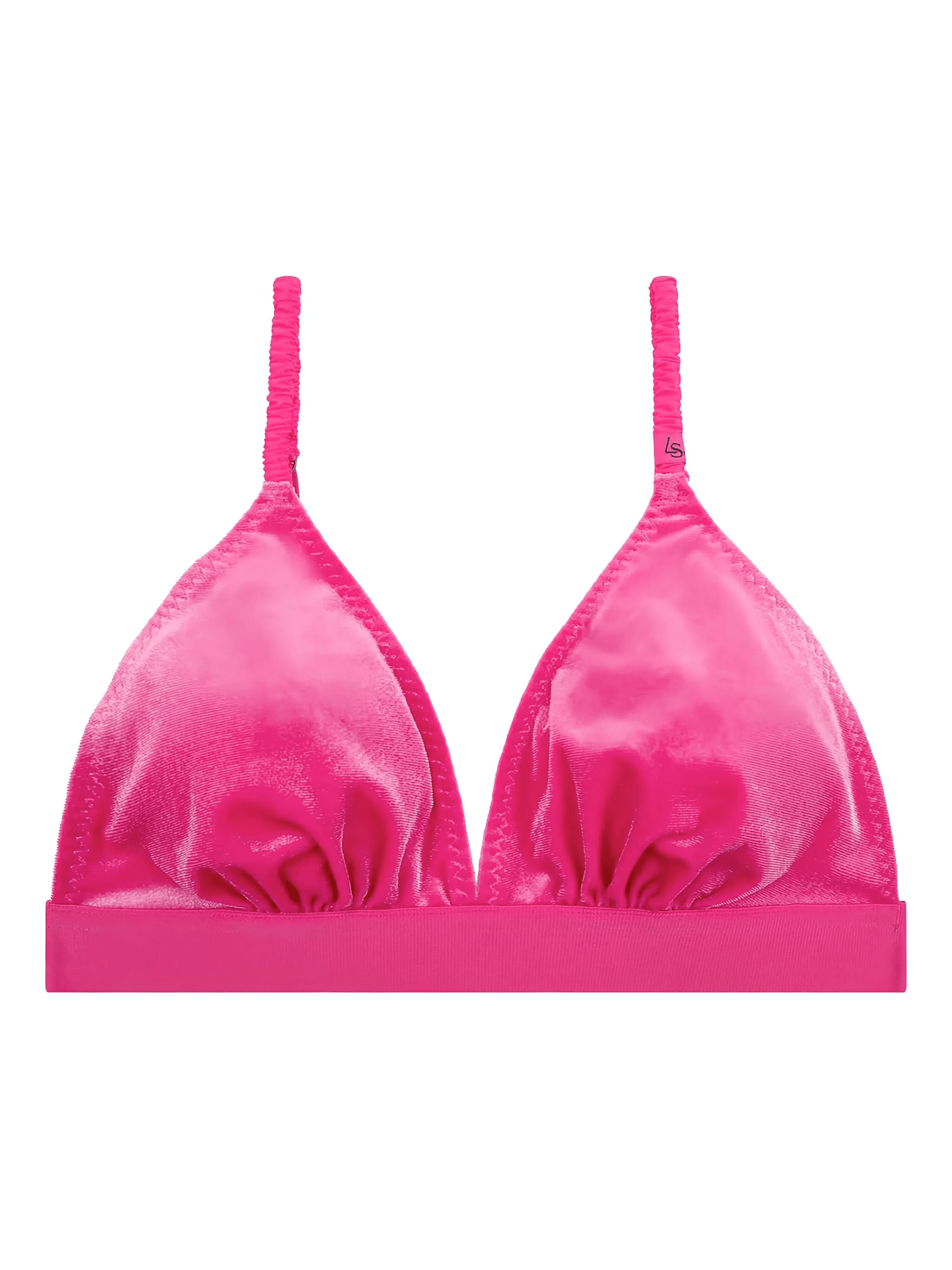 velvet triangle bra - Image 1