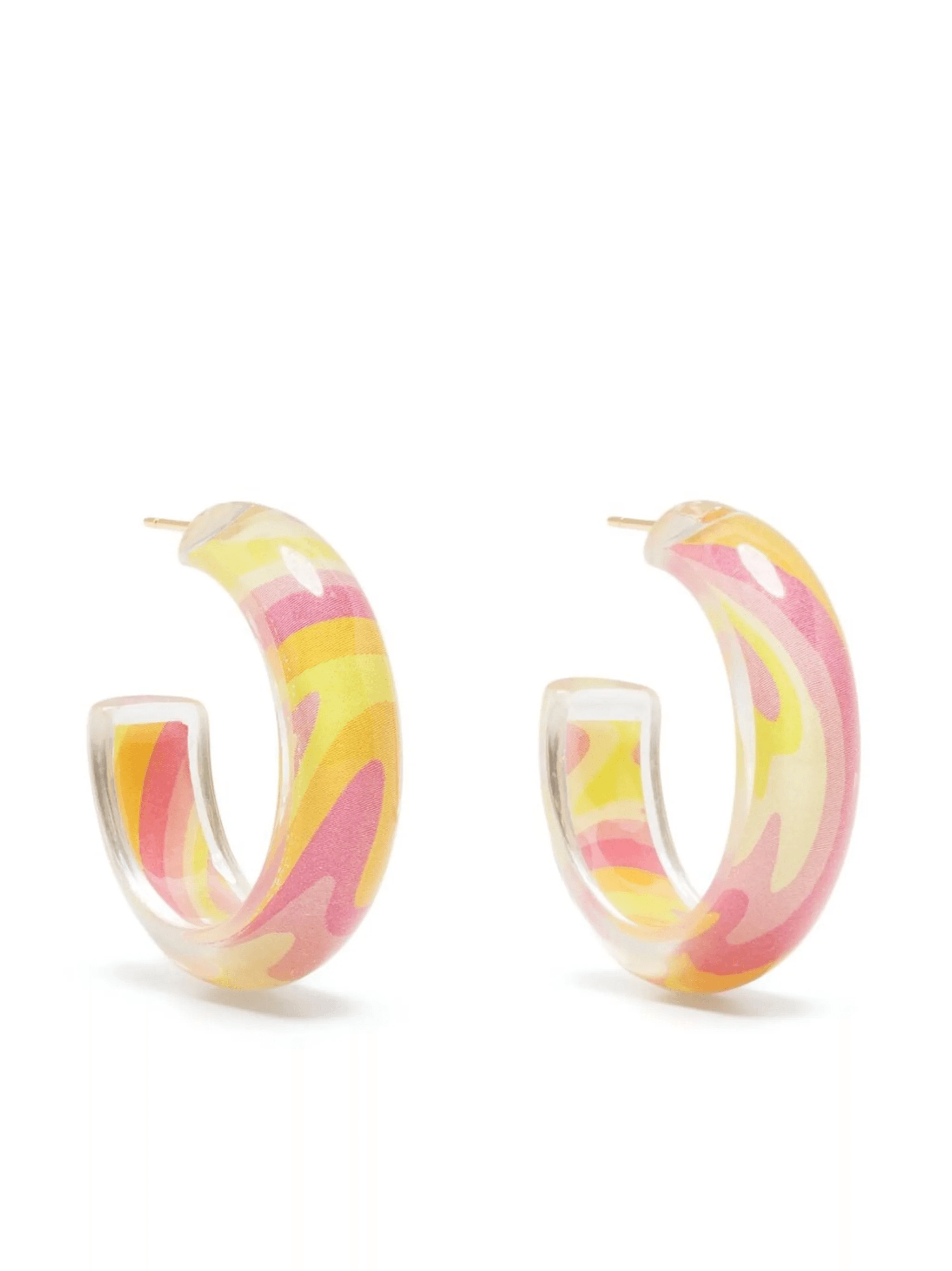 small Trippy Jelly hoop earrings - Image 1