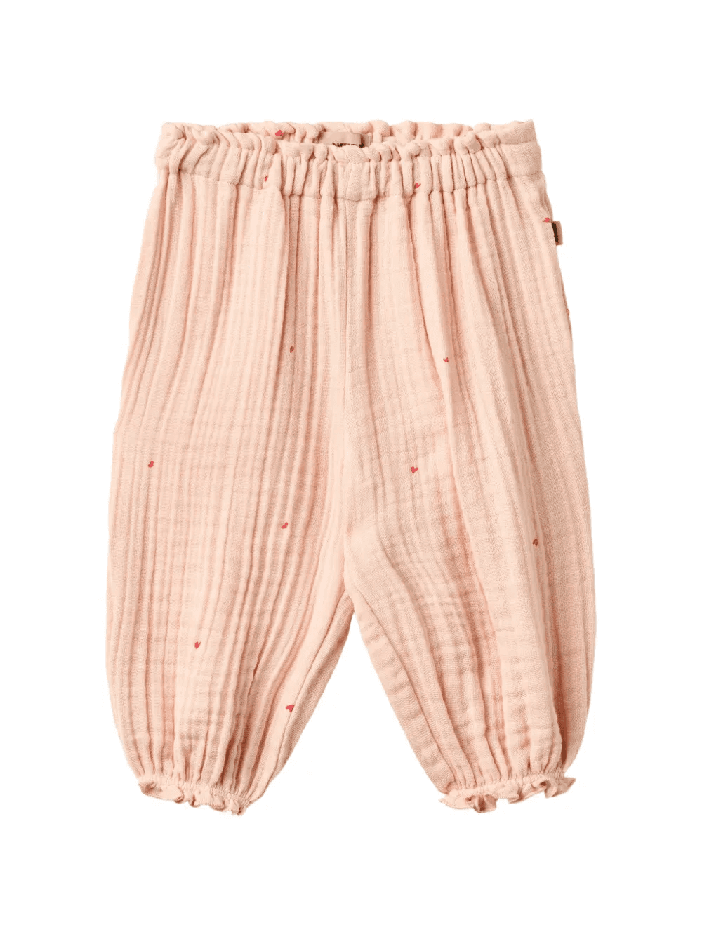 Petrine ruffled-cuff heart-motif trousers - Image 1