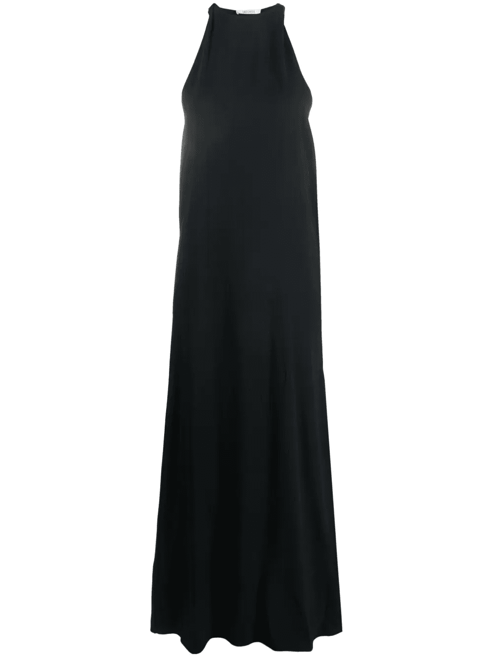 draped-detail sleeveless maxi dress - Image 1