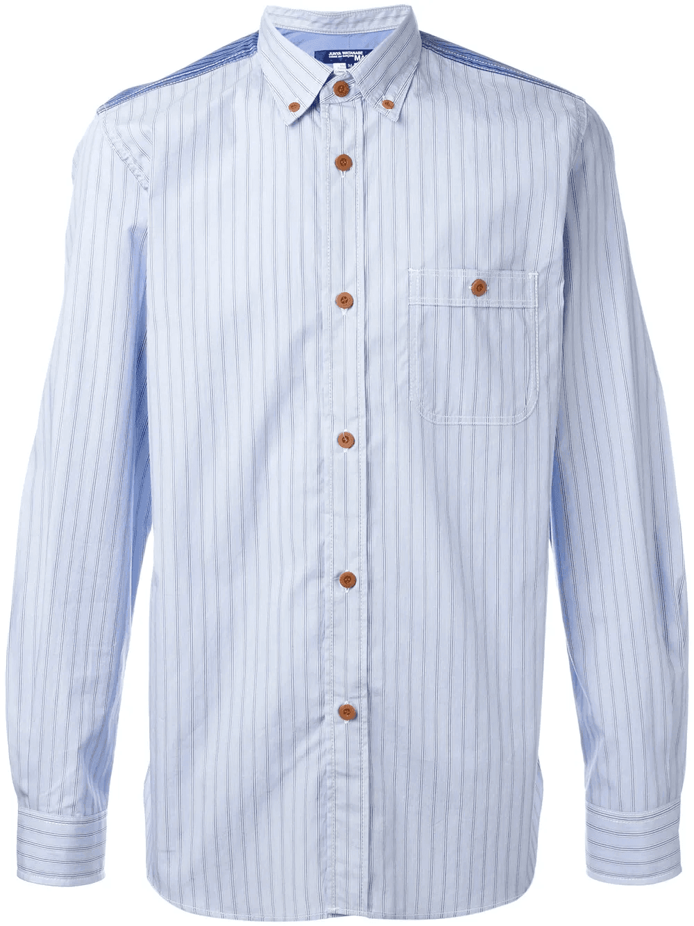 striped panel shirt - Image 1