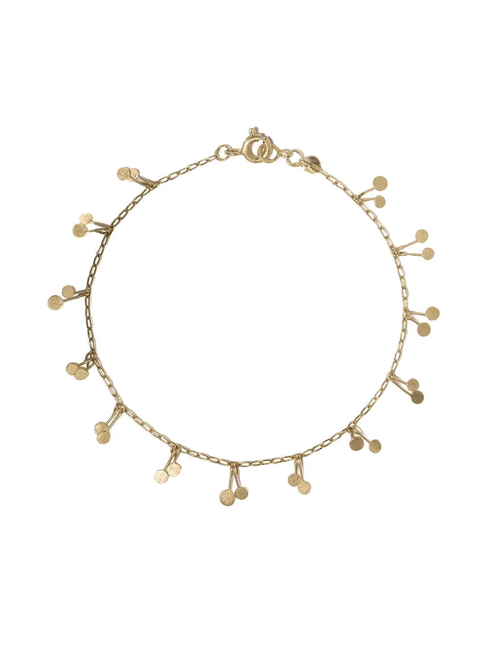 18kt yellow gold Double dots bracelet - Image 1