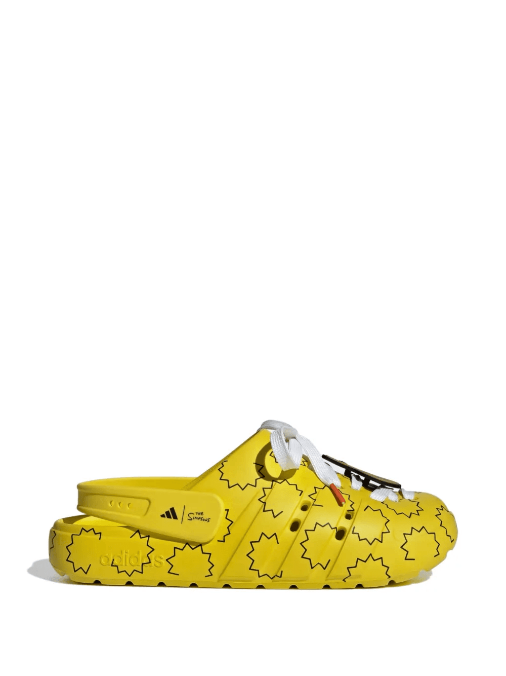 x The Simpsons Adilette "Yellow/Black" clogs - Image 1