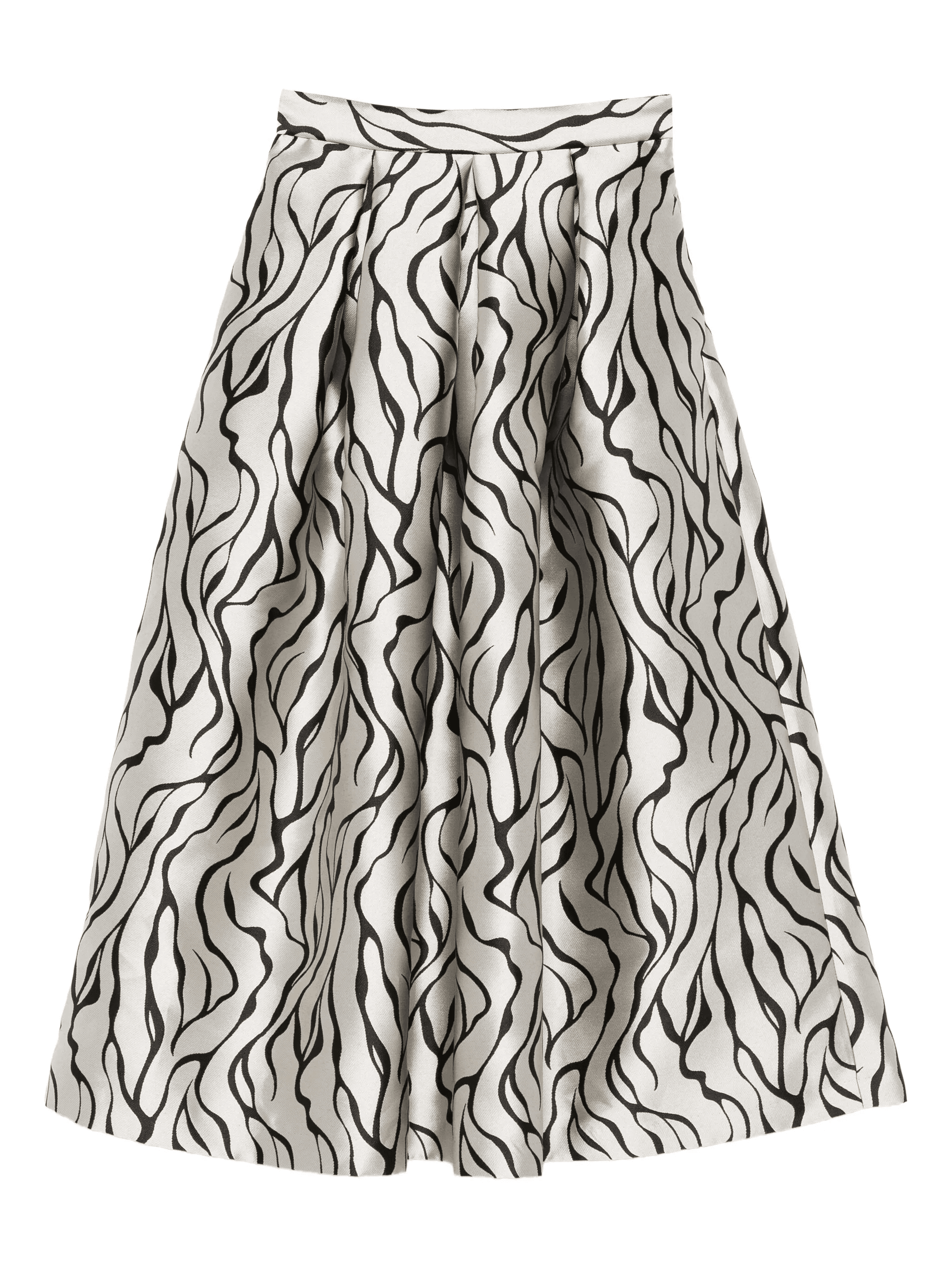 pleated maxi skirt - Image 1