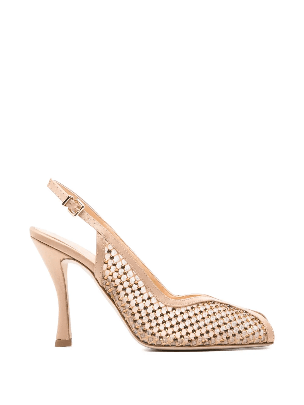 perforated slingback sandals - Image 1