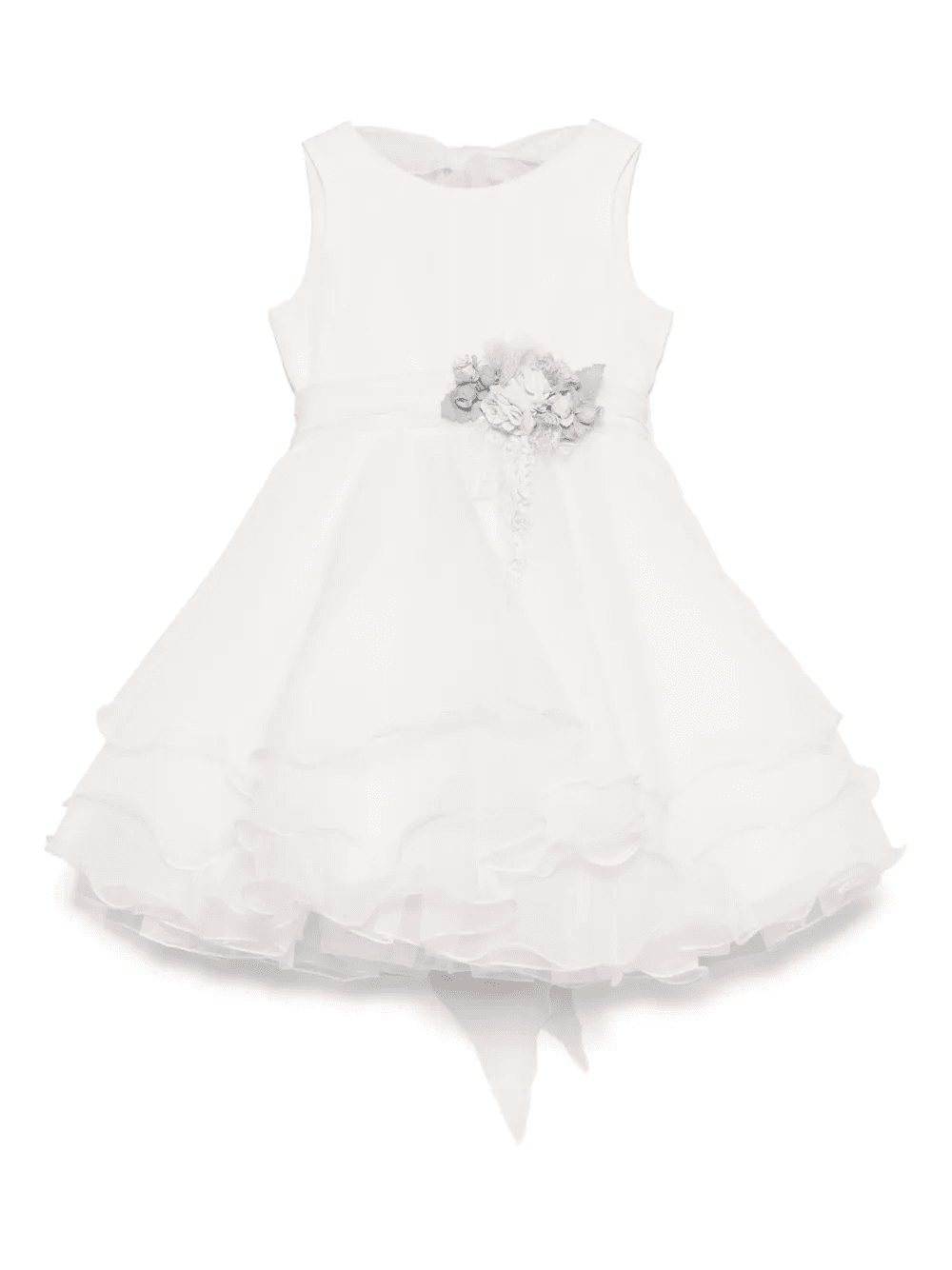 floral-appliqué dress - Image 1