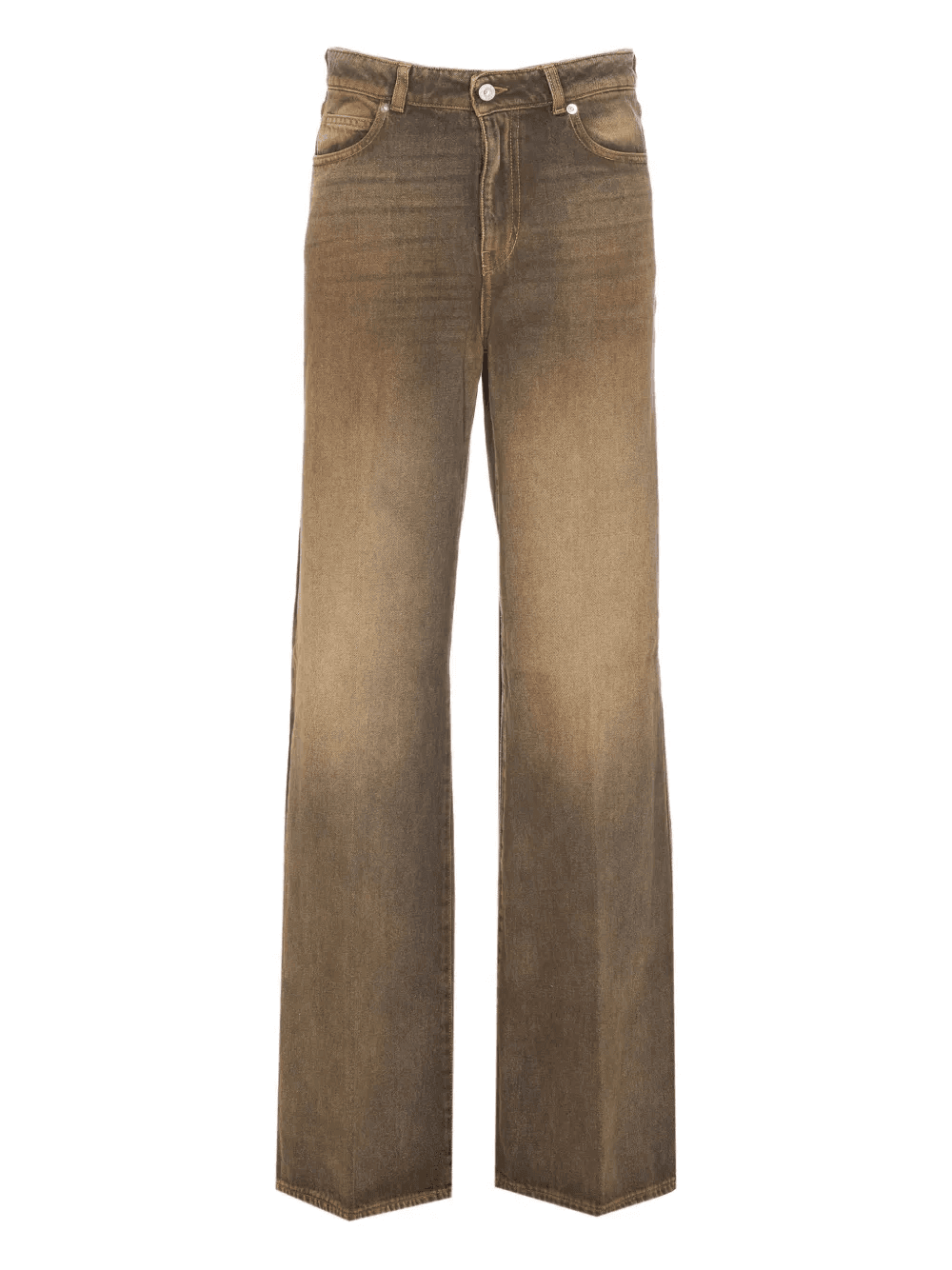 patch-pocket dirty-wash jeans - Image 1