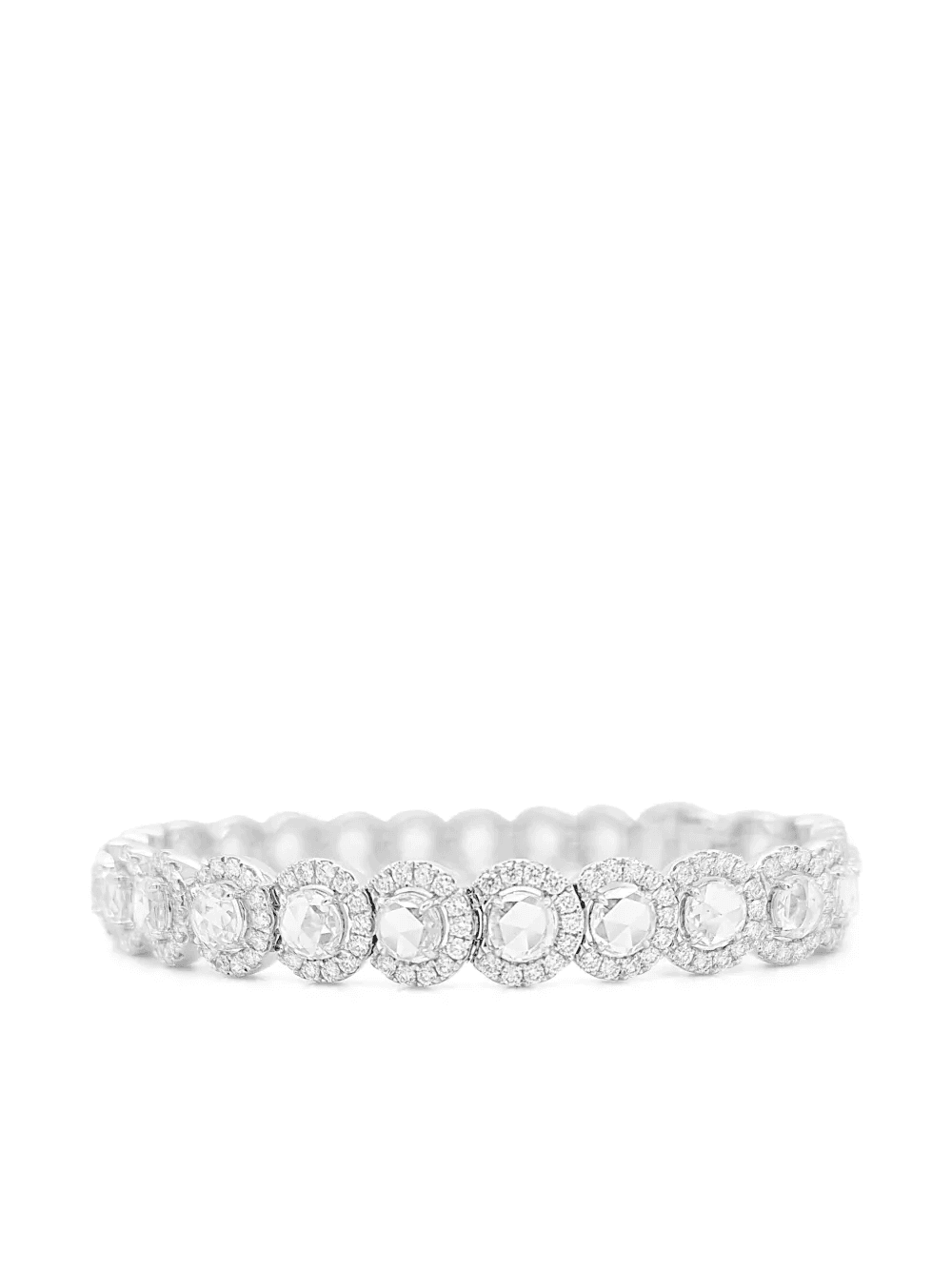 18kt white gold diamond bracelet - Image 1