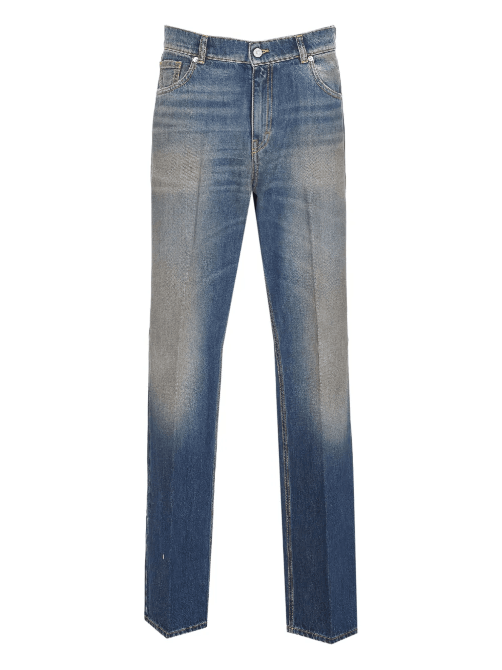 logo-patch denim jeans - Image 1