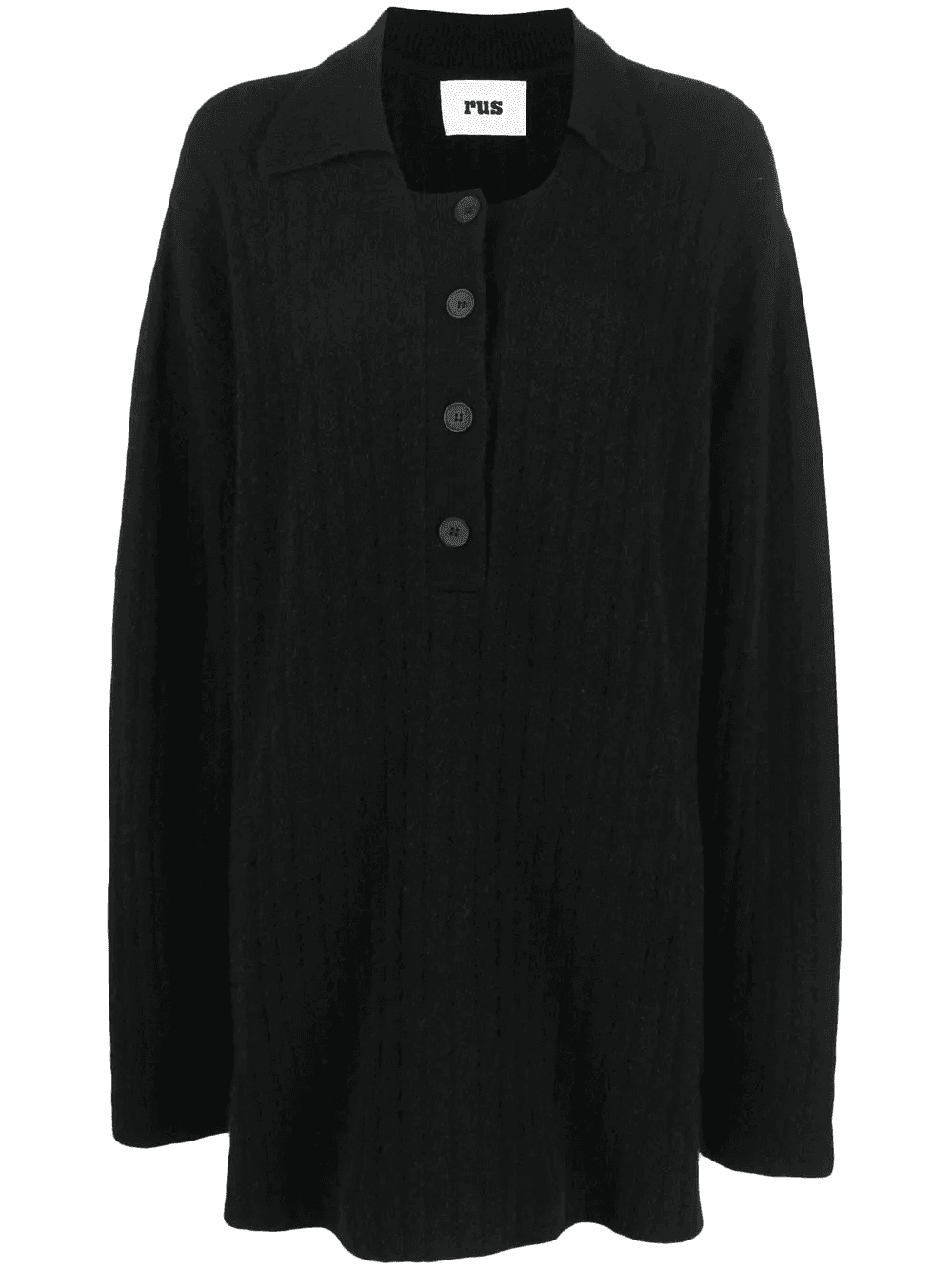 button-front ribbed jumper - Image 1