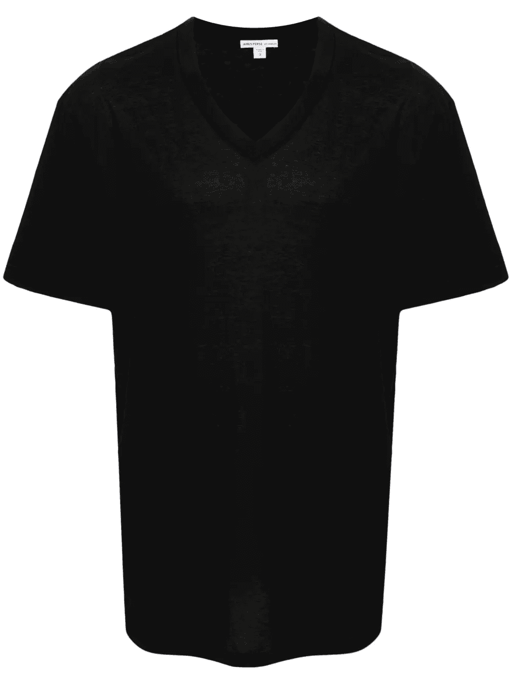 V-neck cotton T-shirt - Image 1