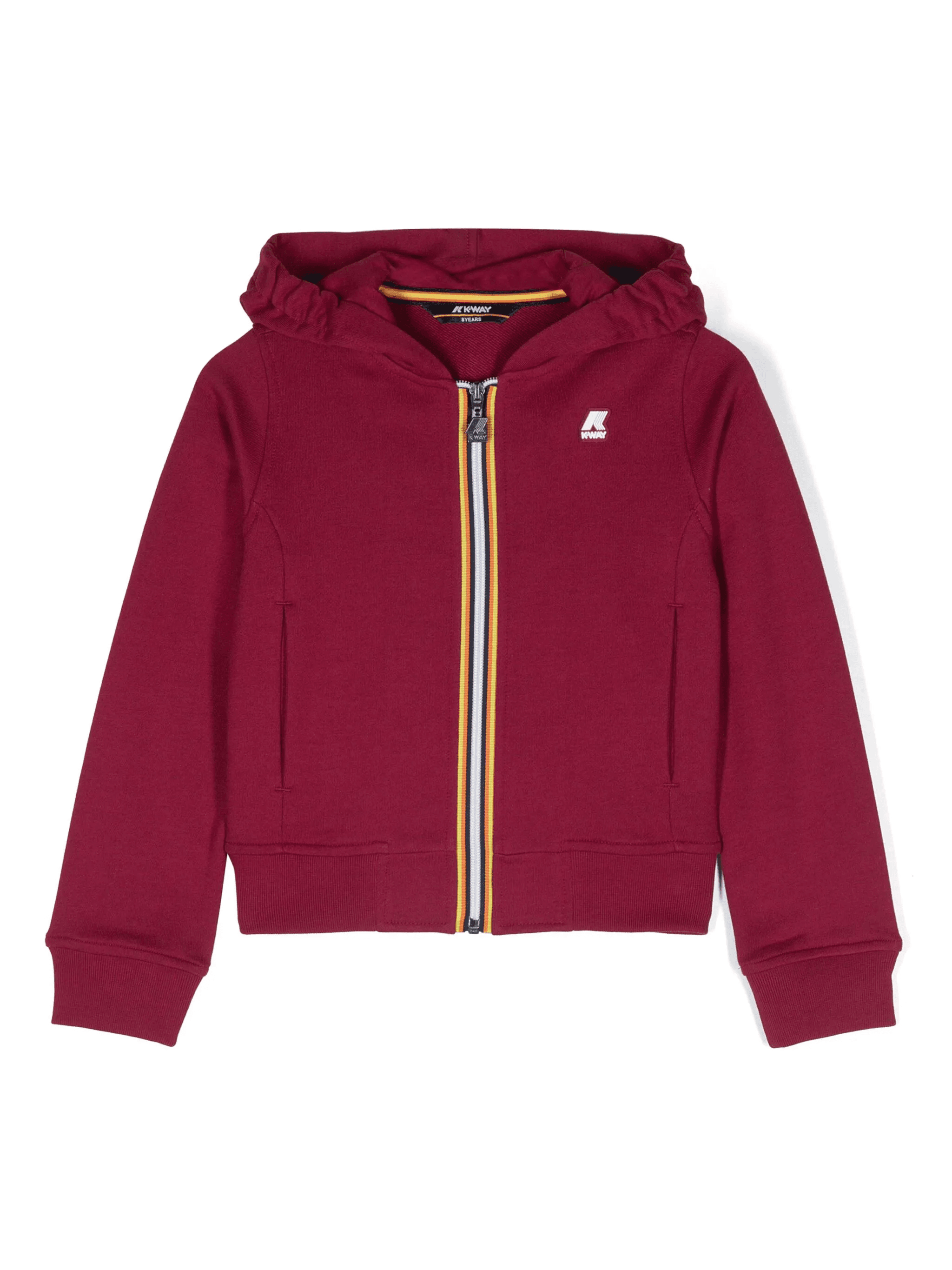 logo-patch zip-up hoodie - Image 1