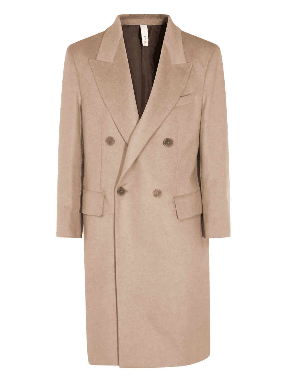 double-breasted wool coat - Image 1