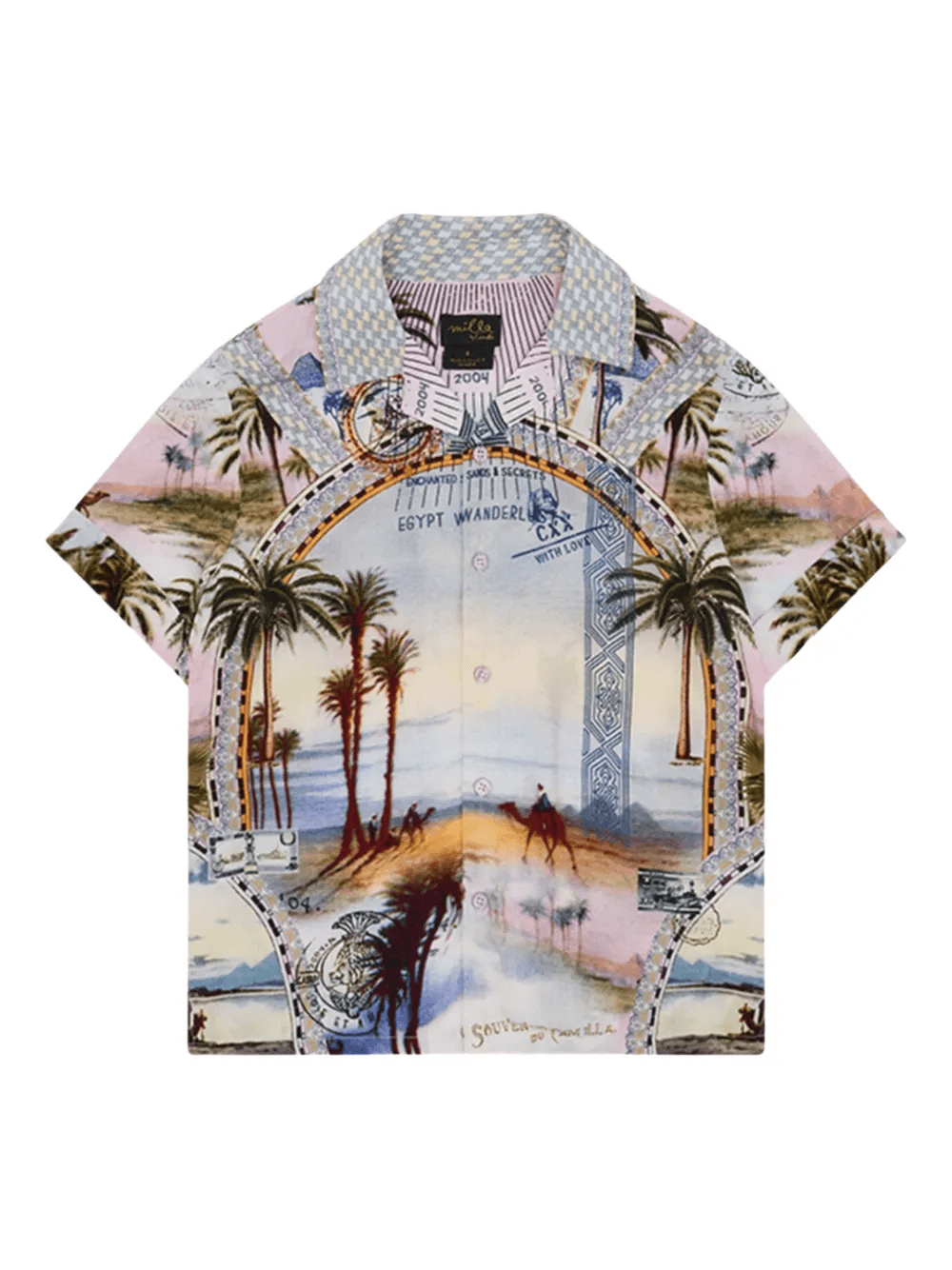 graphic-print modal shirt - Image 1