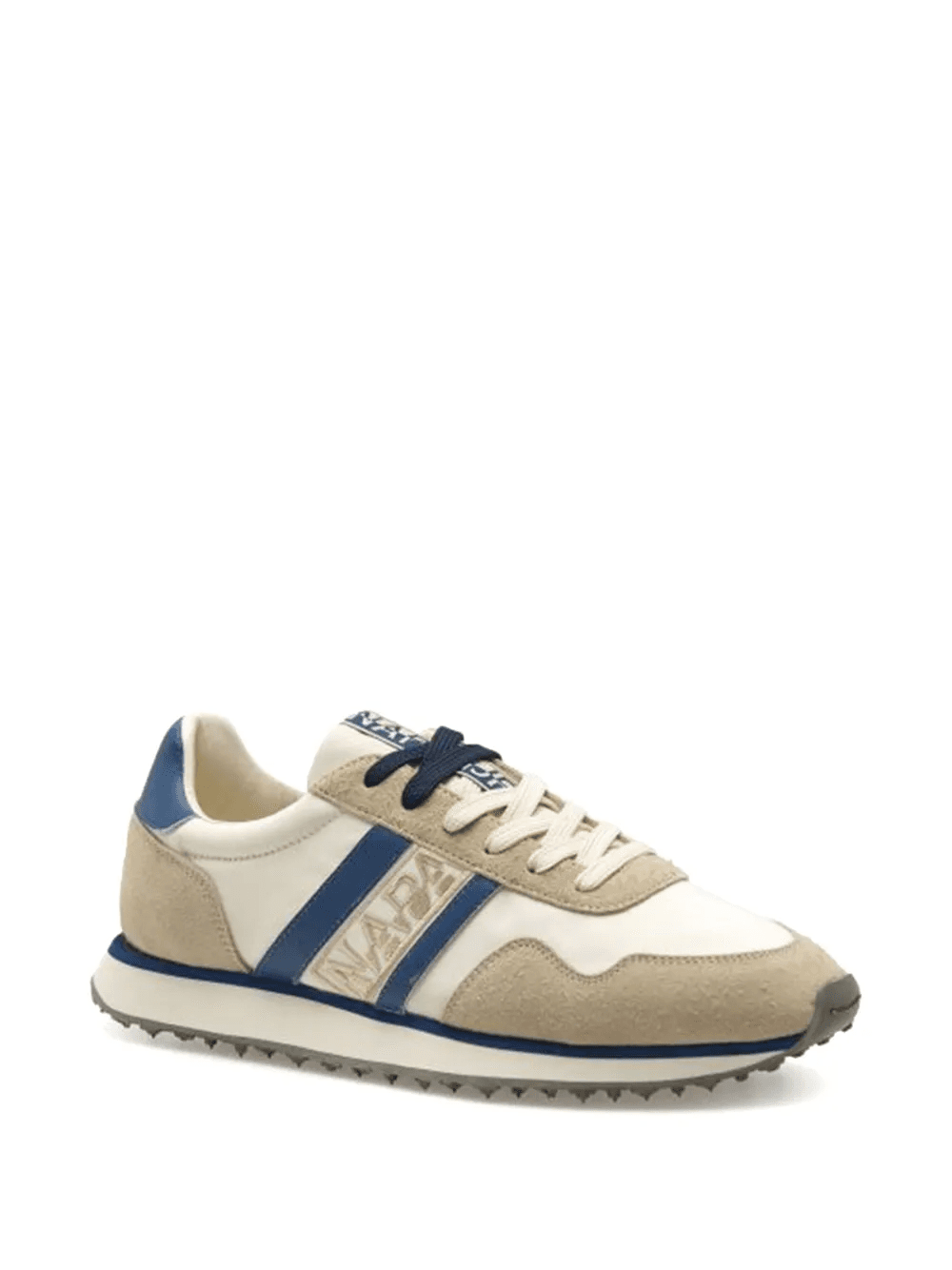 Shard logo-detail striped sneakers - Image 1