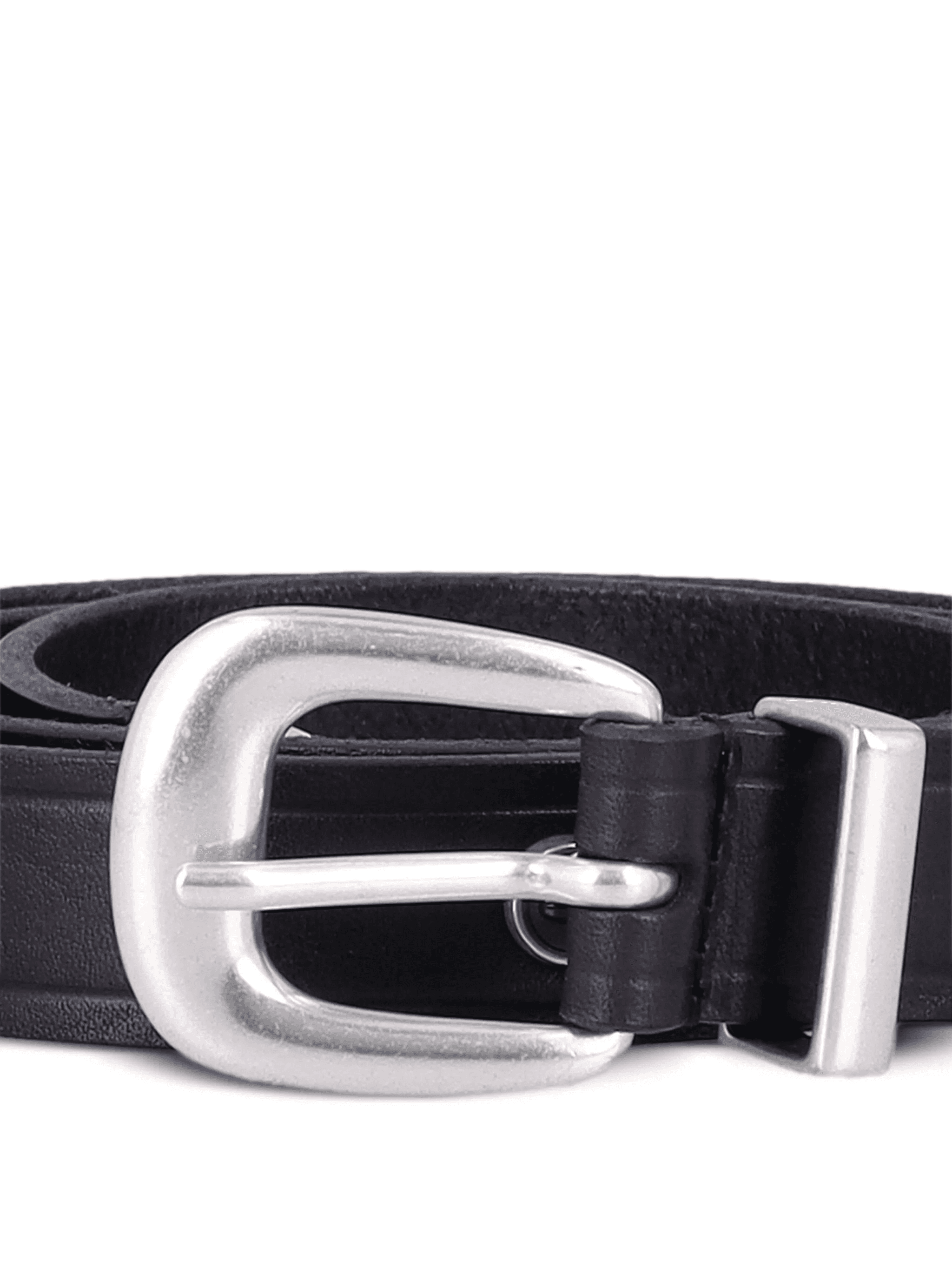 Norvegia embossed-buckle leather belt - Image 1