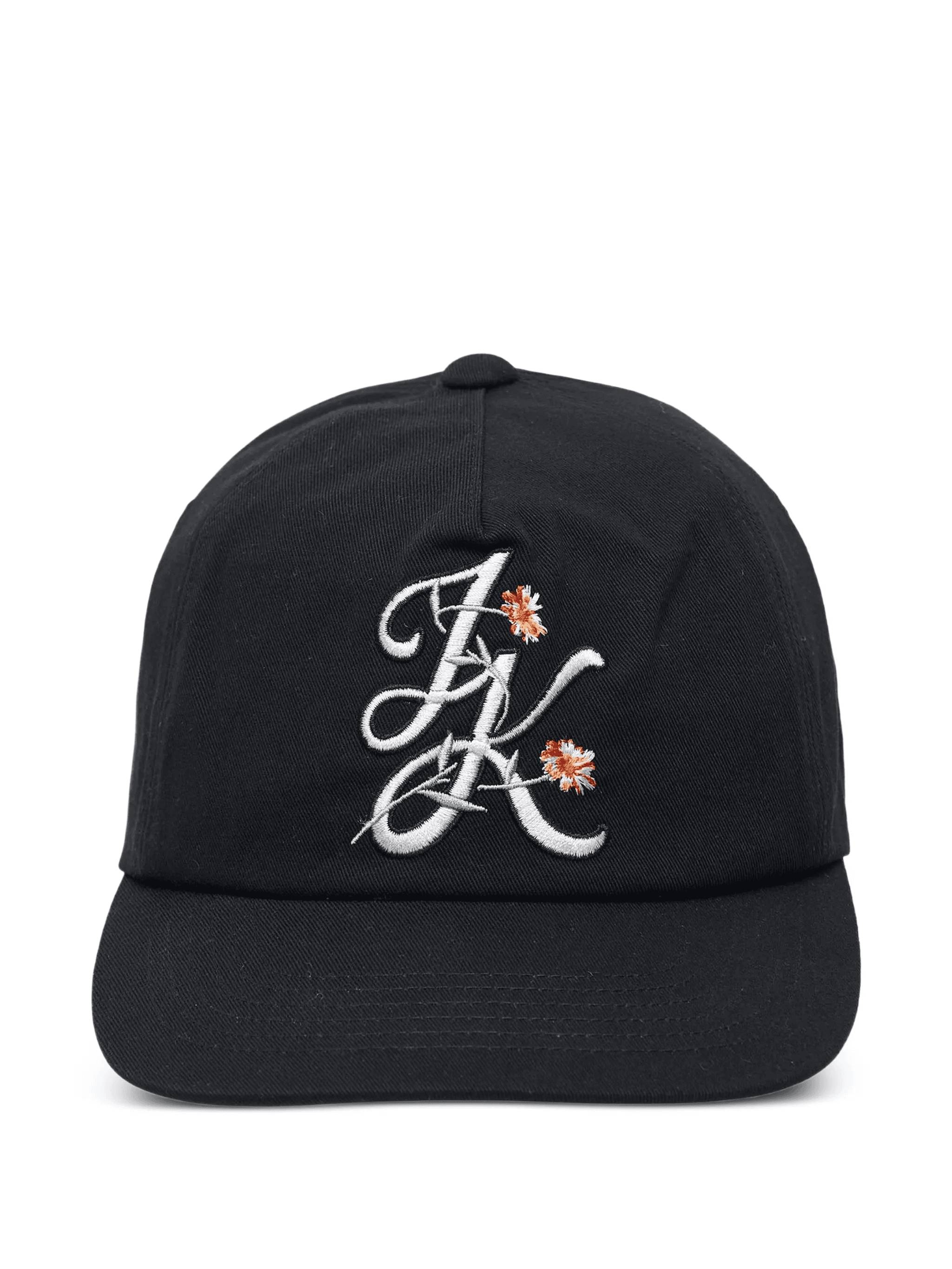 embroidery-detail cotton cap - Image 1