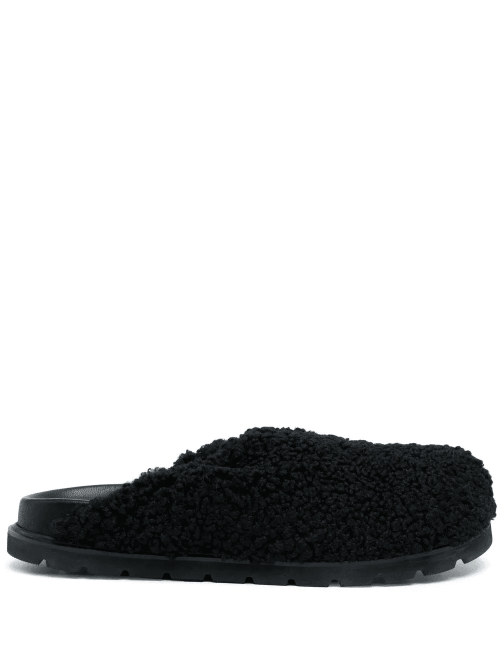 faux-fur slip-on loafers - Image 1