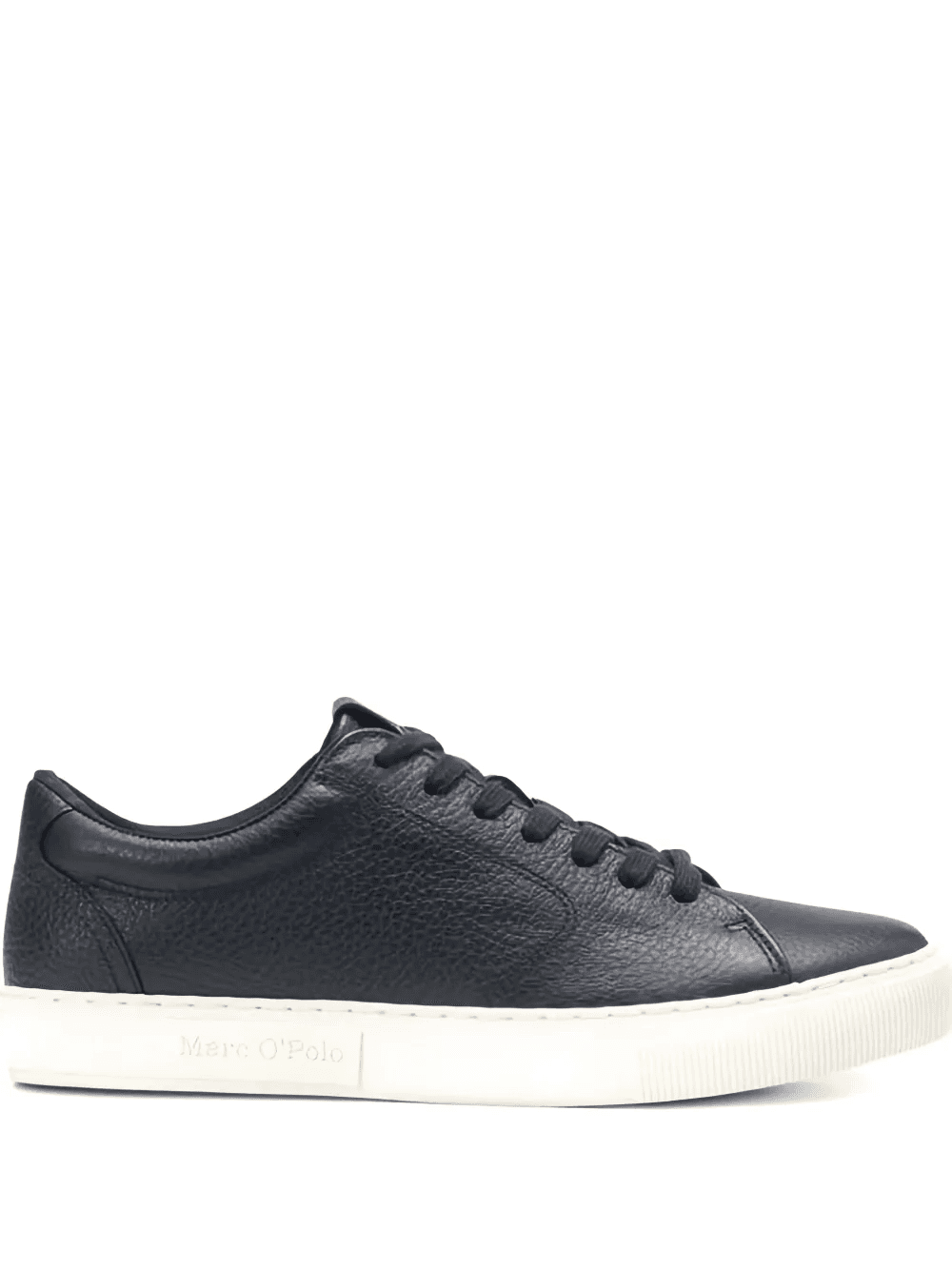 leather lace-up sneakers - Image 1