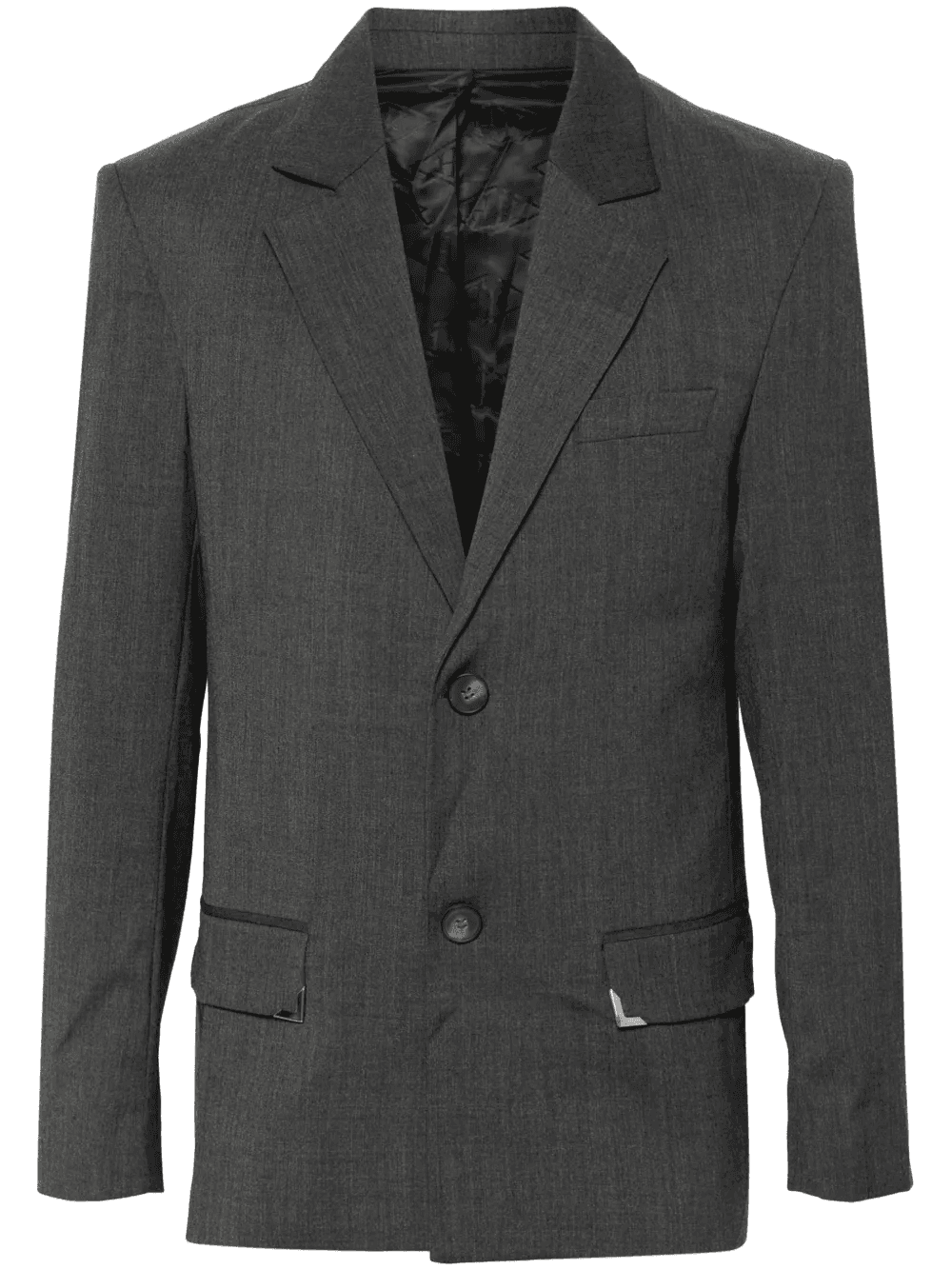 single-breasted blazer - Image 1
