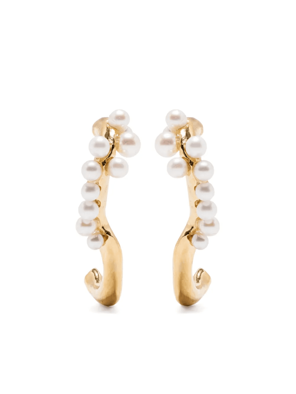pearled wave earrings - Image 1