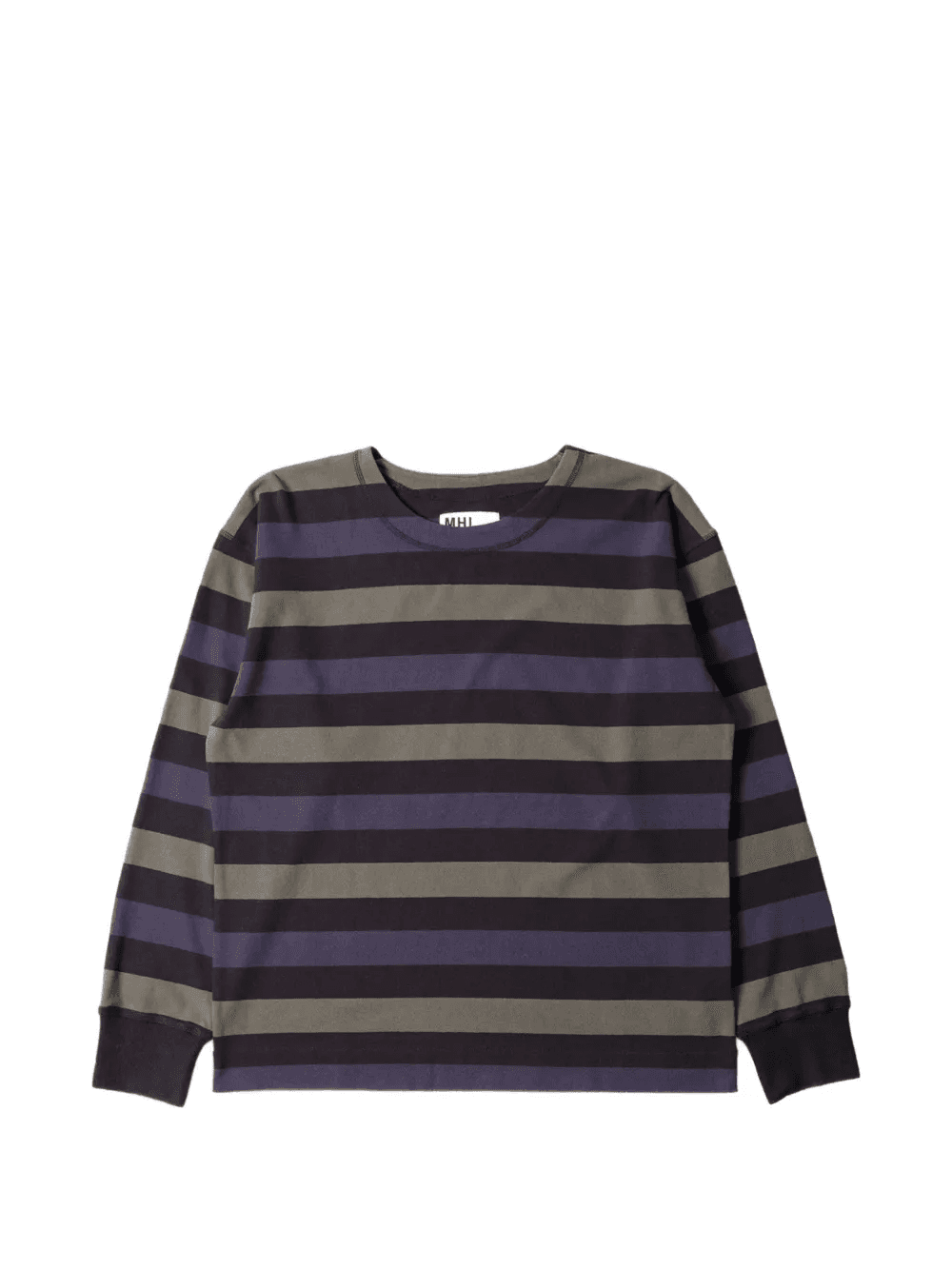 crew-neck striped T-shirt - Image 1