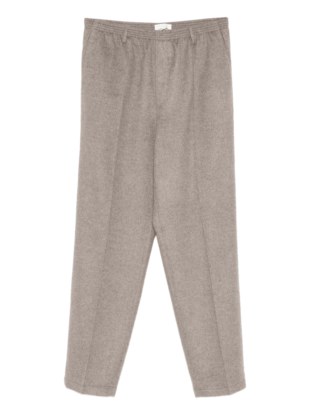 elasticated-waistband cashmere trousers - Image 1