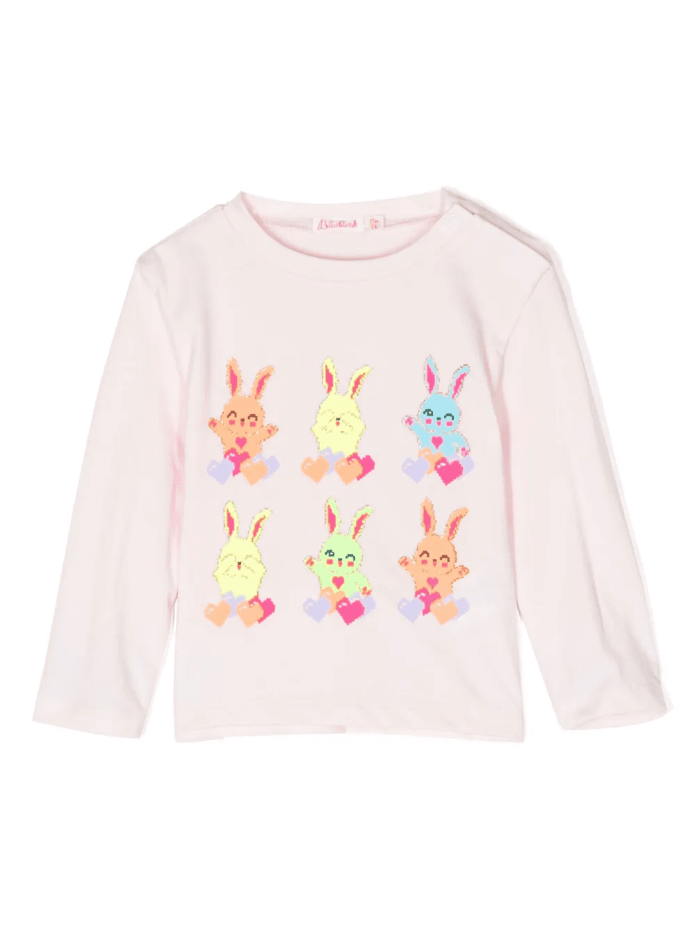 Neon Bunny-print cotton sweatshirt - Image 1