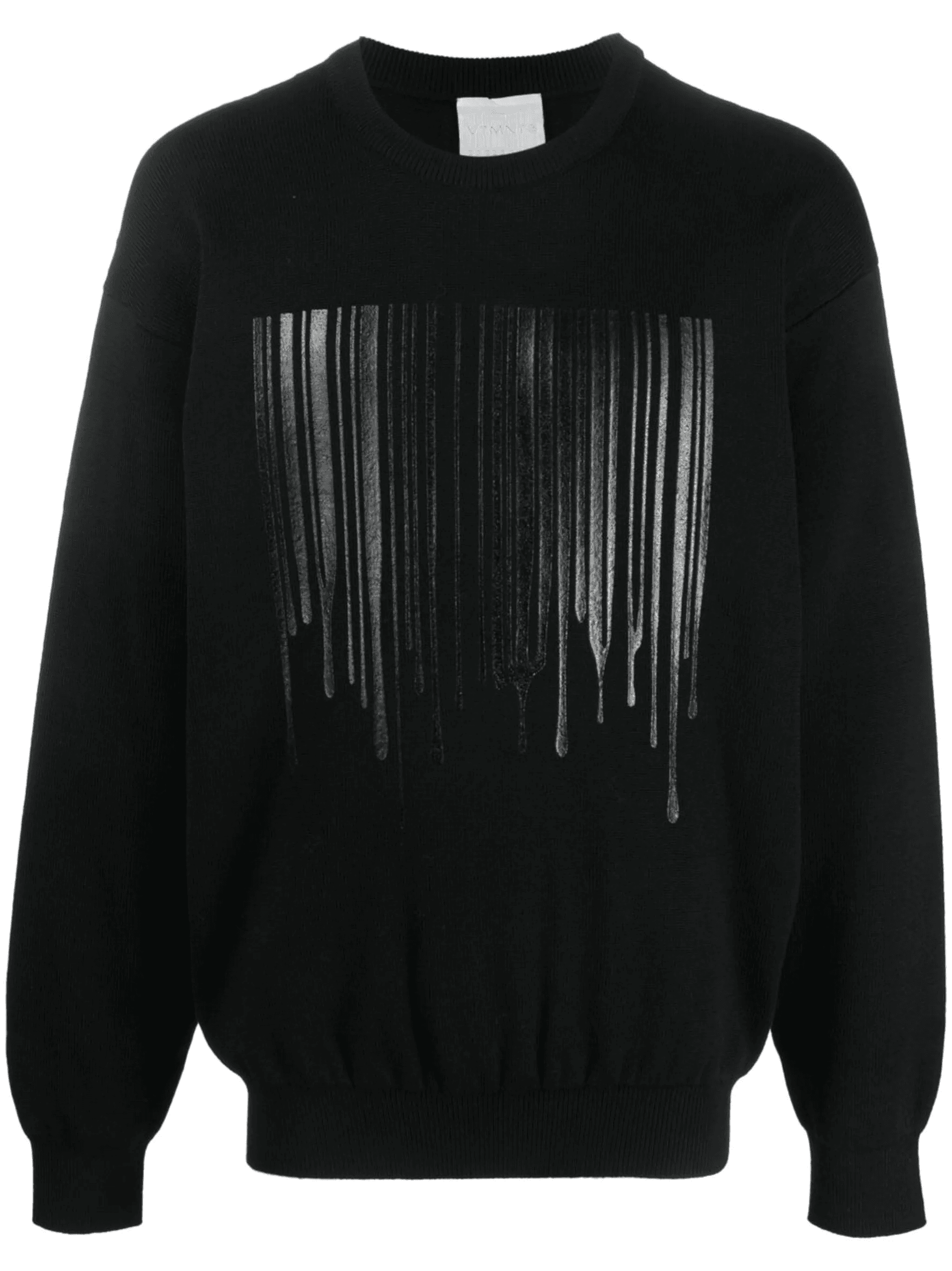 logo-print knit sweater - Image 1