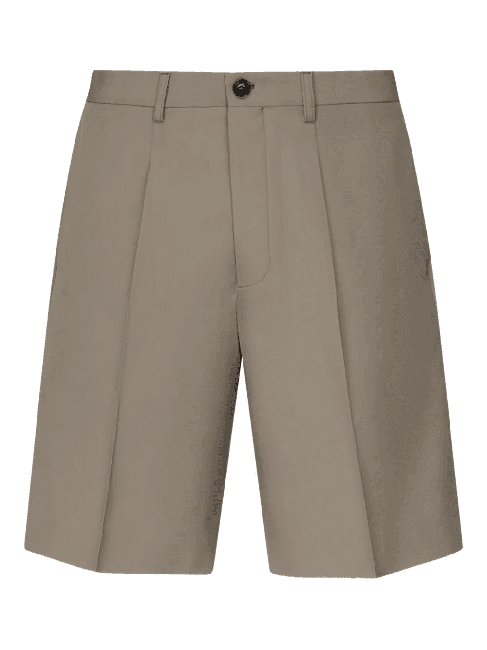 button-fastening wool shorts - Image 1