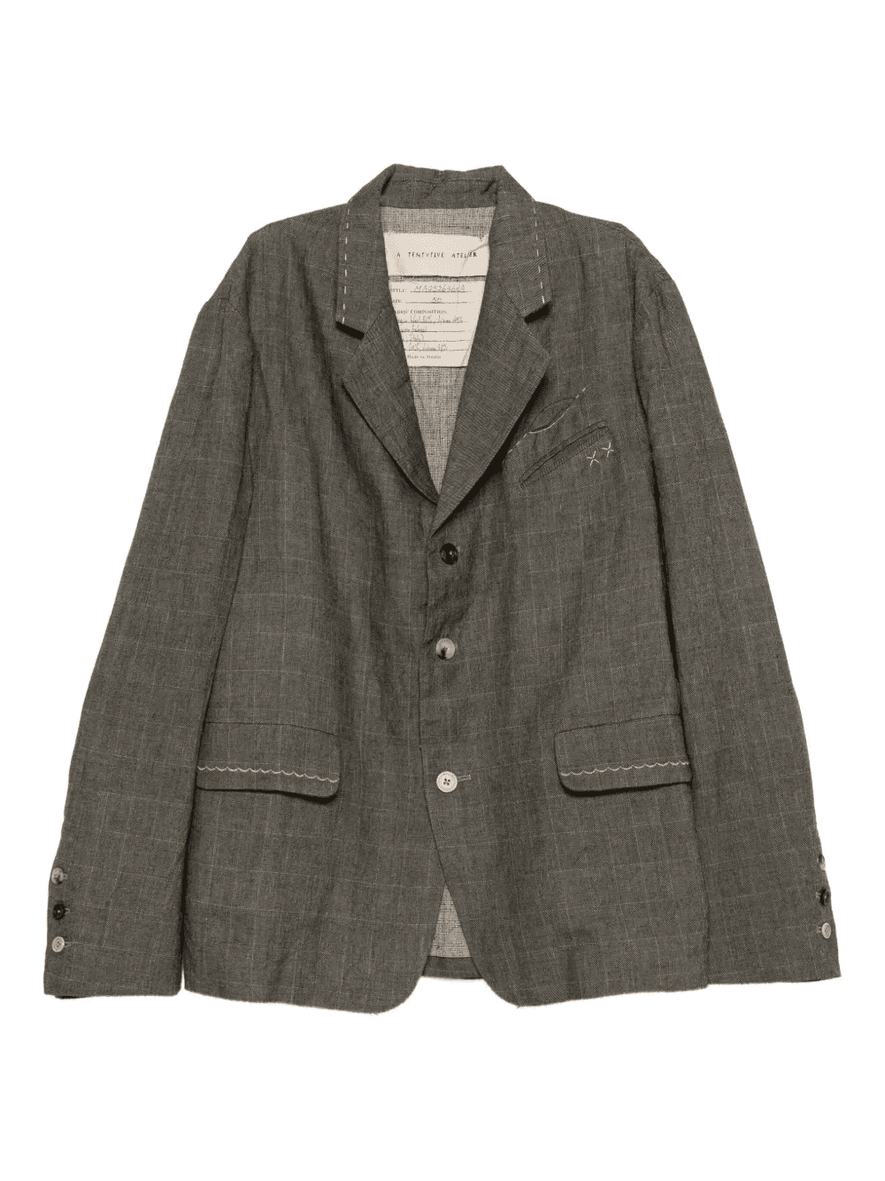 single-breasted blazer - Image 1