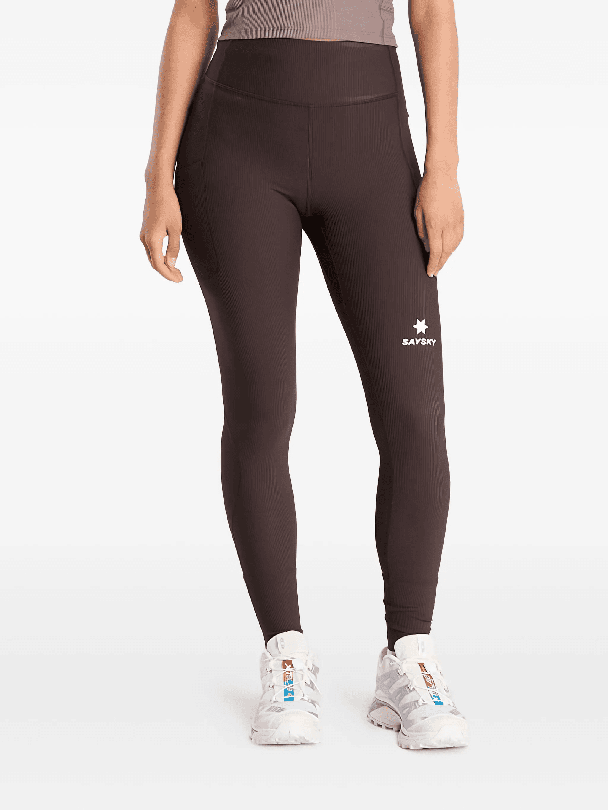 ribbed pocket leggings - Image 1