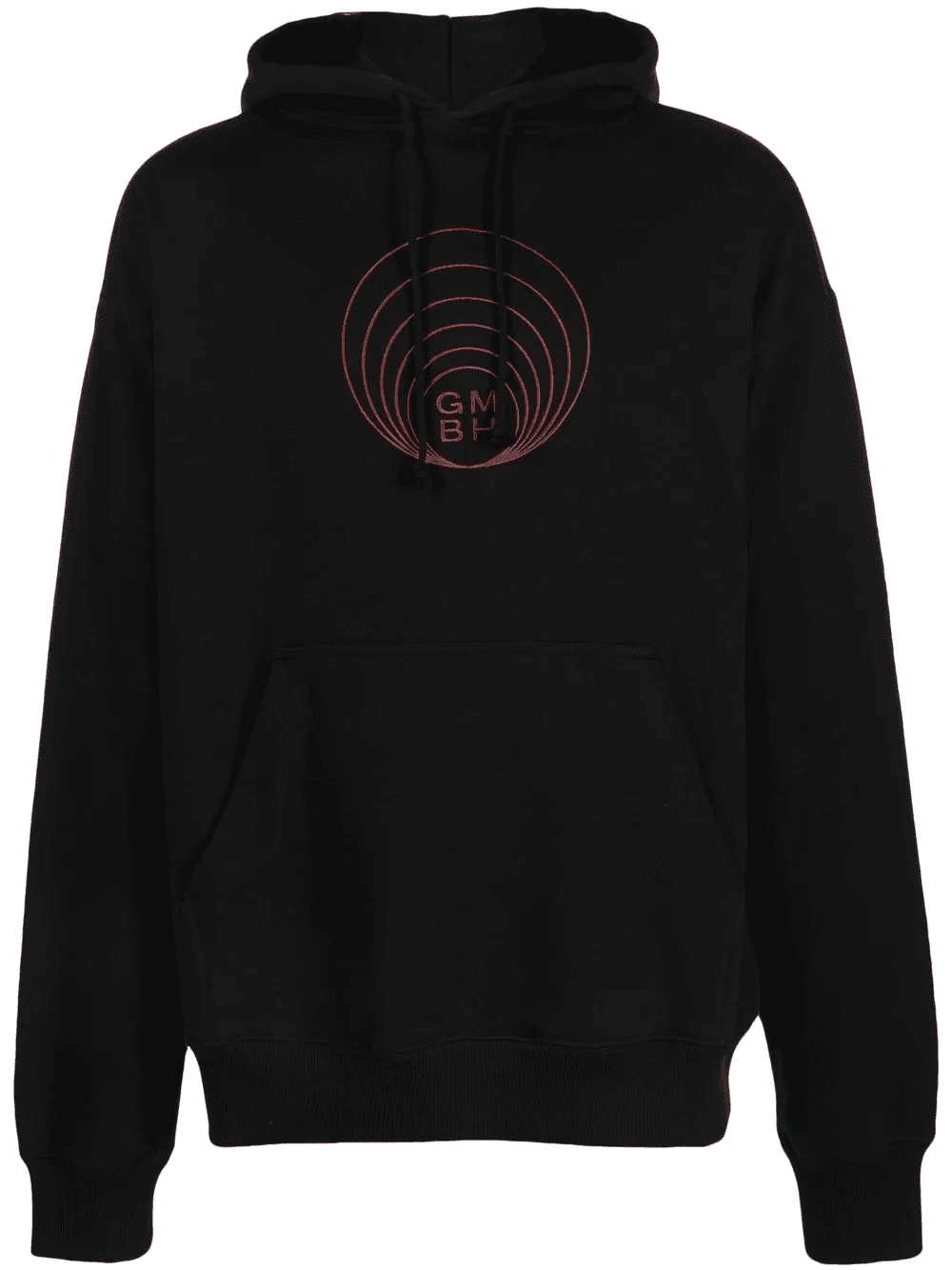 embroidered-logo detail hoodie - Image 1