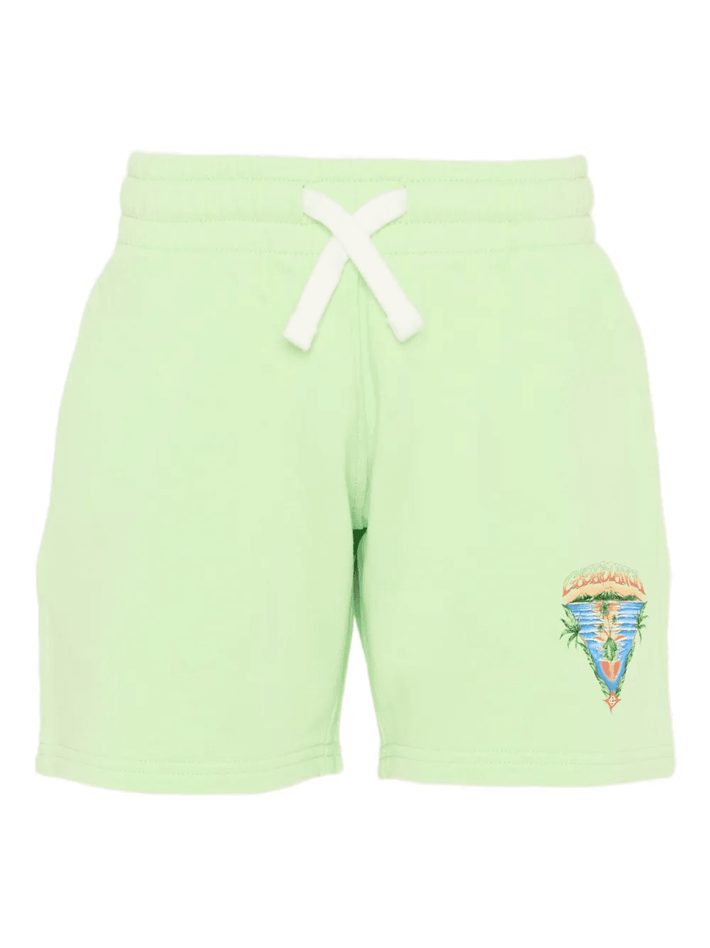 logo-detail drawstring shorts - Image 1