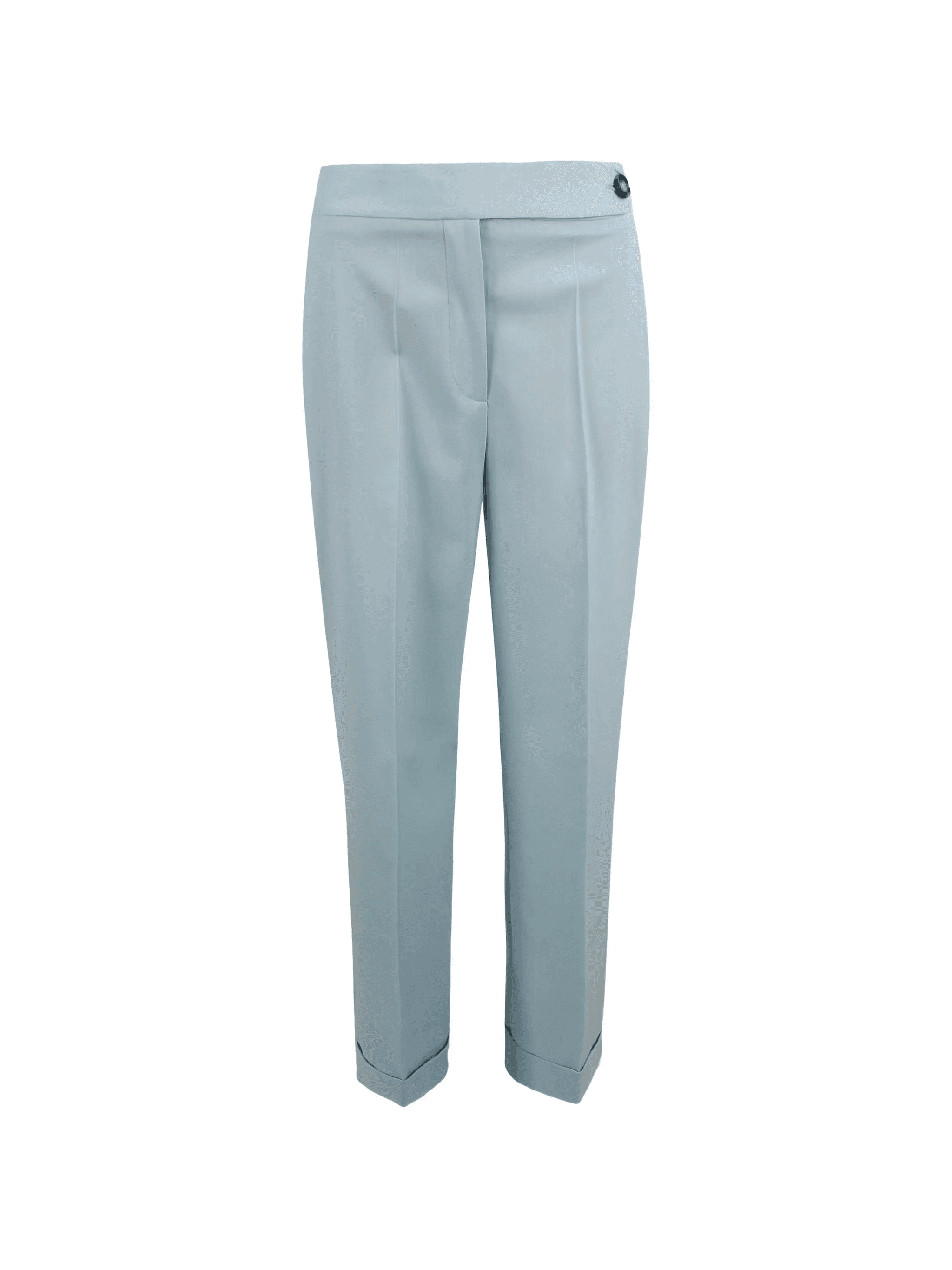 mid-rise cuffed trousers - Image 1