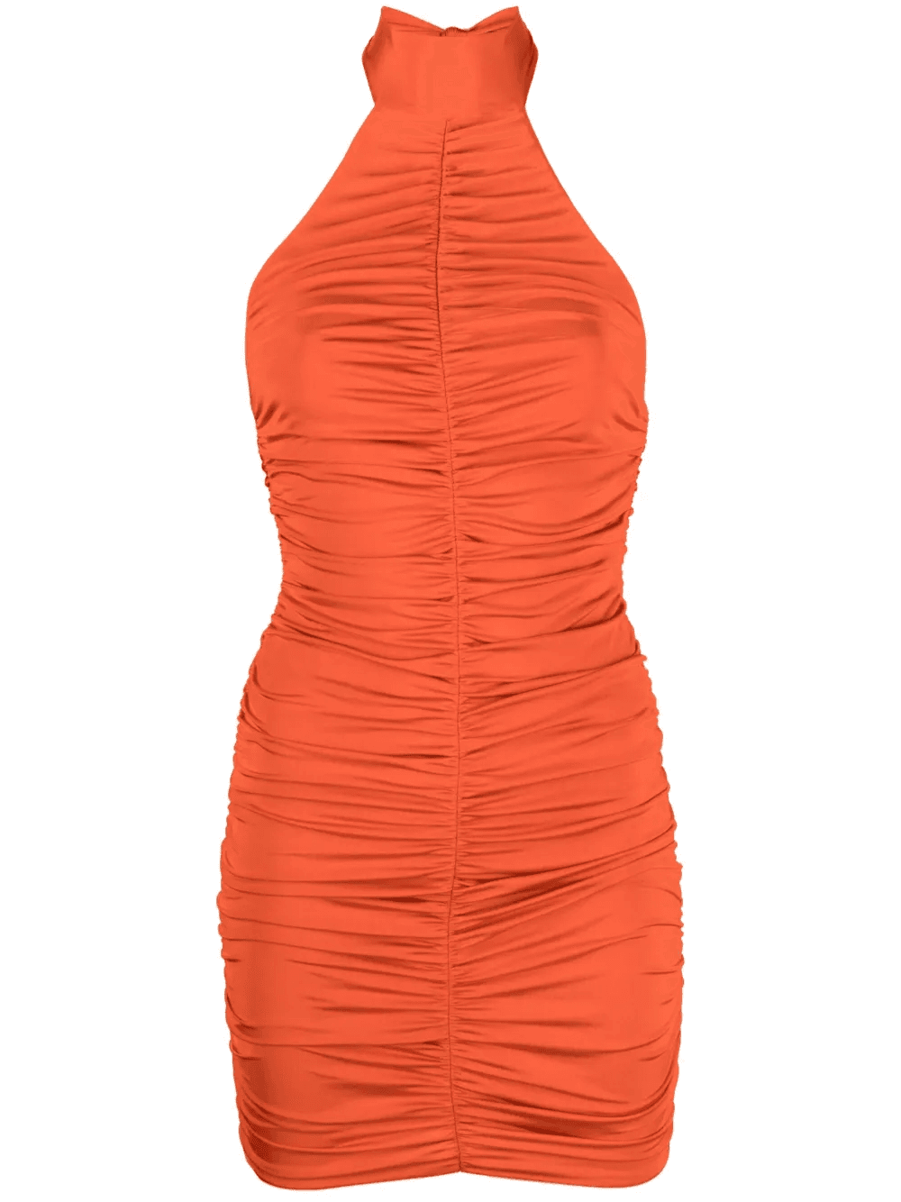 ruched halterneck minidress - Image 1