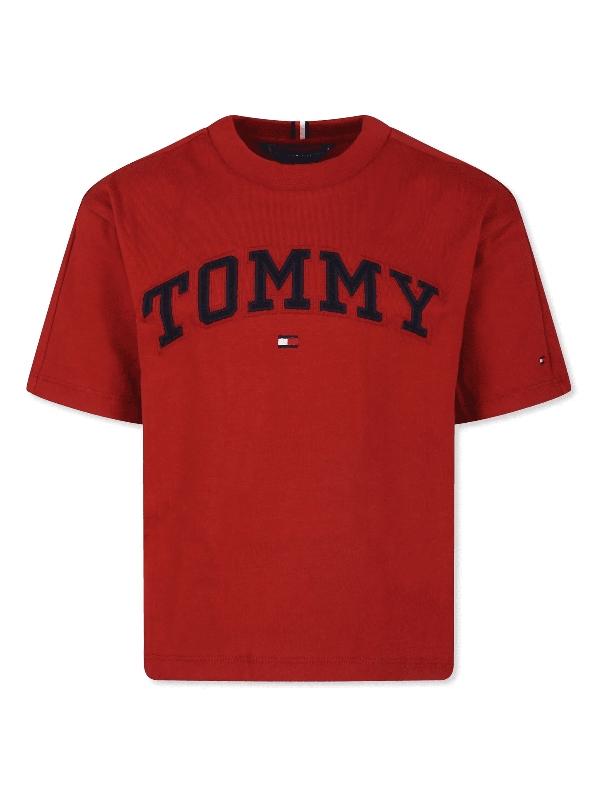 varsity logo-embroidery T-shirt - Image 1