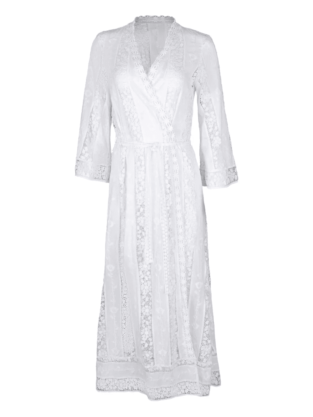 Lucinda lace-panelled dress - Image 1