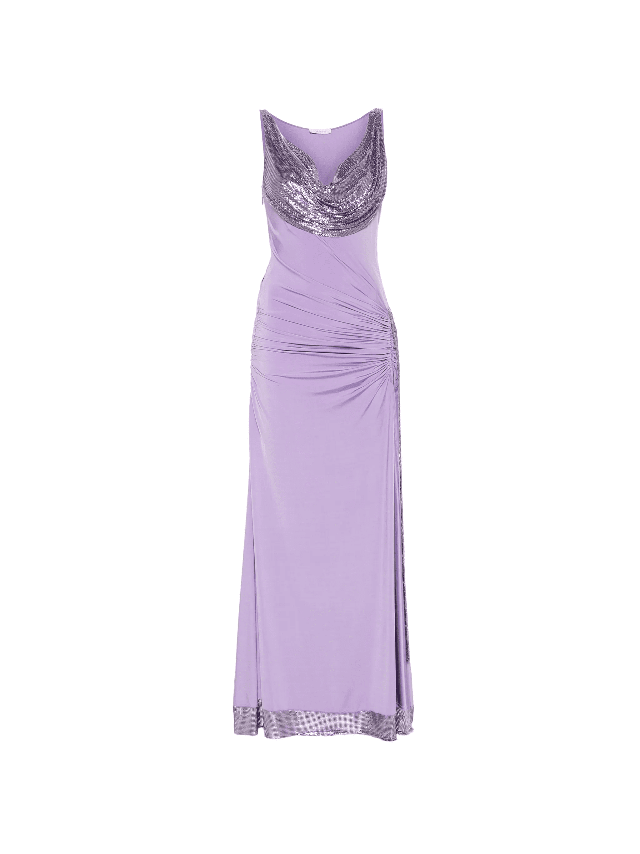 chainmail-trim maxi dress - Image 1