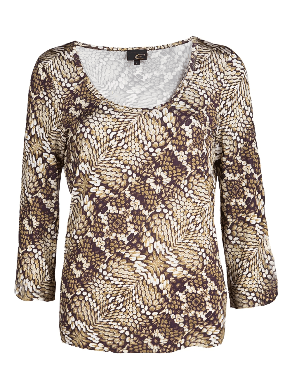 pre-owned animal-print top - Image 1