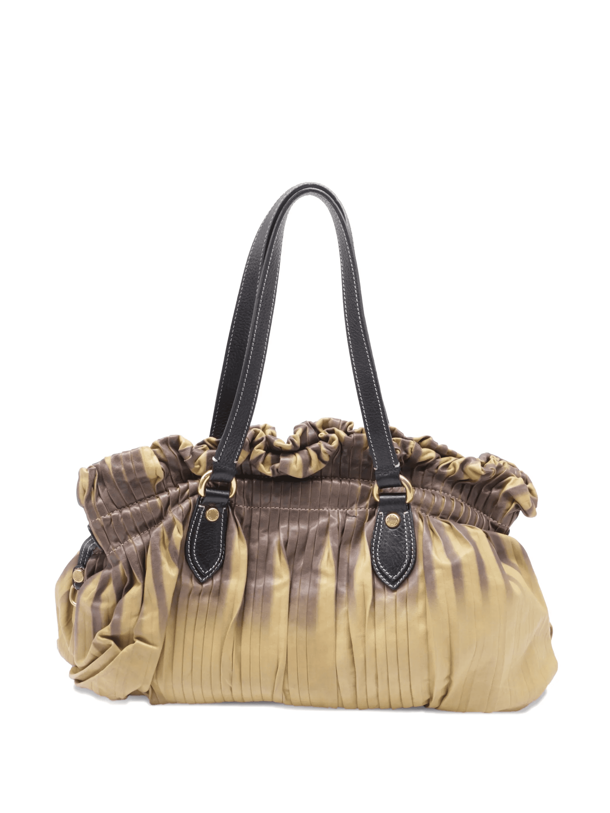 Pleated Ombre leather shoulder bag - Image 1